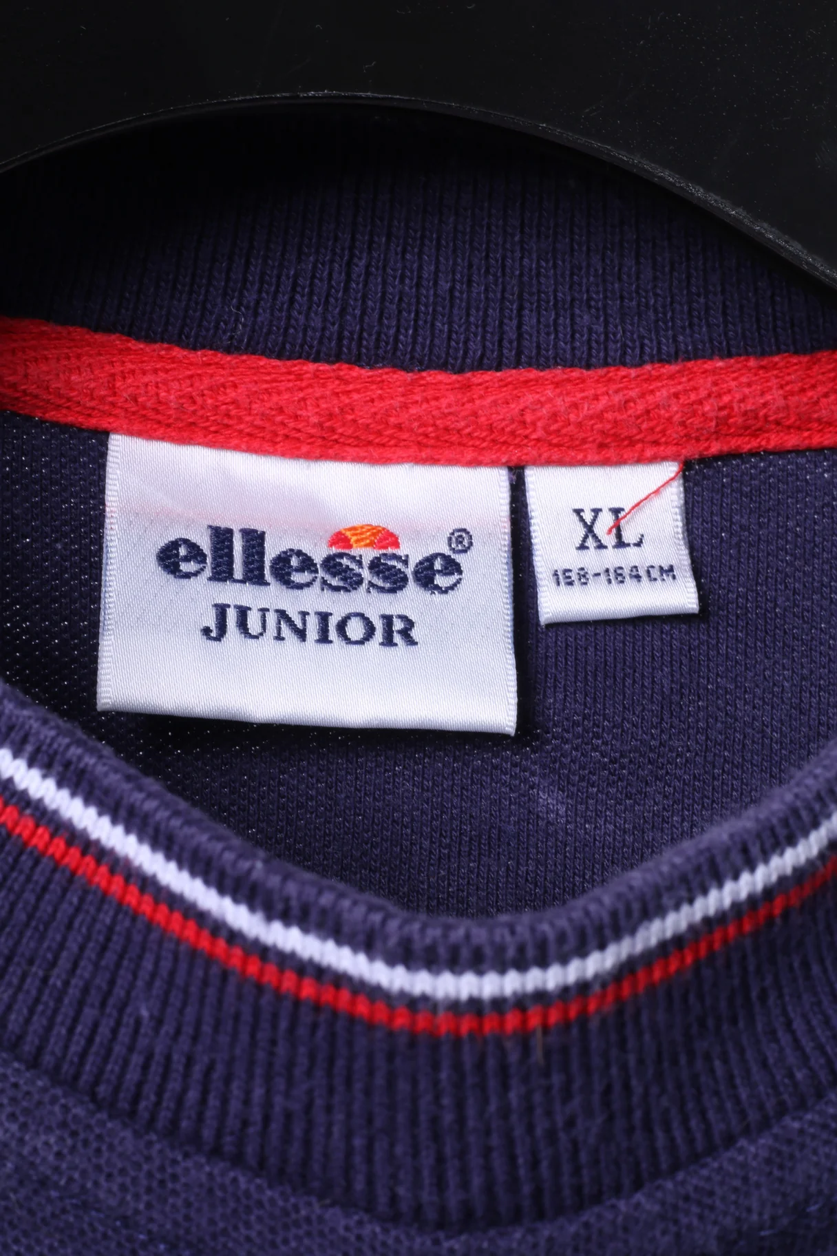 Ellesse Junior Boys XL 158-164 T-Shirt Navy Cotton Logo Retro Classic Tee - Image 5