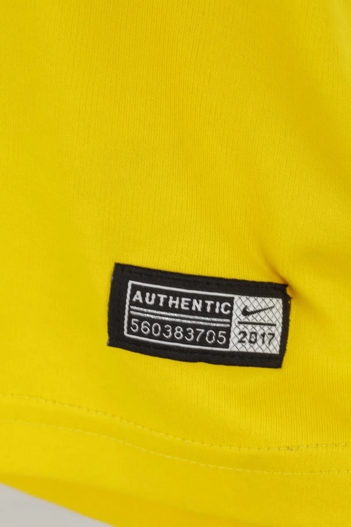 Nike Boys 176 Shirt Paris Saint Germain Neymar JR #10 Yellow Jersey Top - Image 3