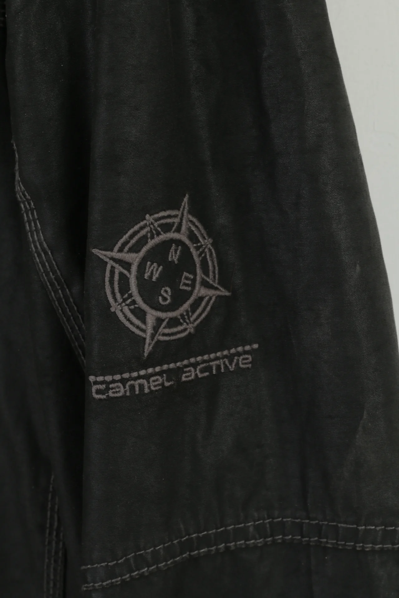 Camel Active Men 56 XL Jacket Black Cotton Wax Nature Challenge Outdoor Top - Image 4