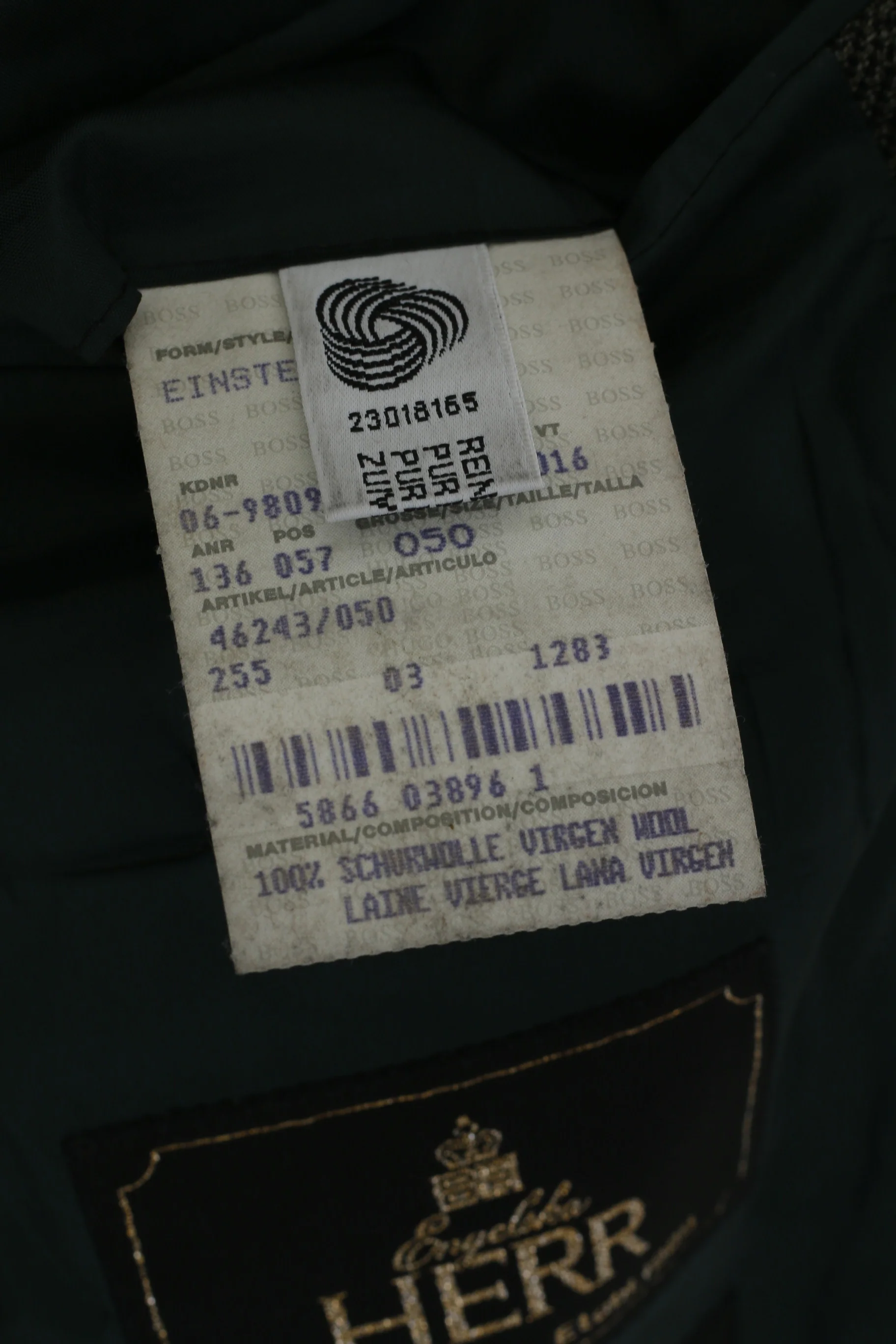 Hugo Boss Men 40 50 Blazer Grey Green Wool Super 100 HERR Single Breasted Jacket - Image 6