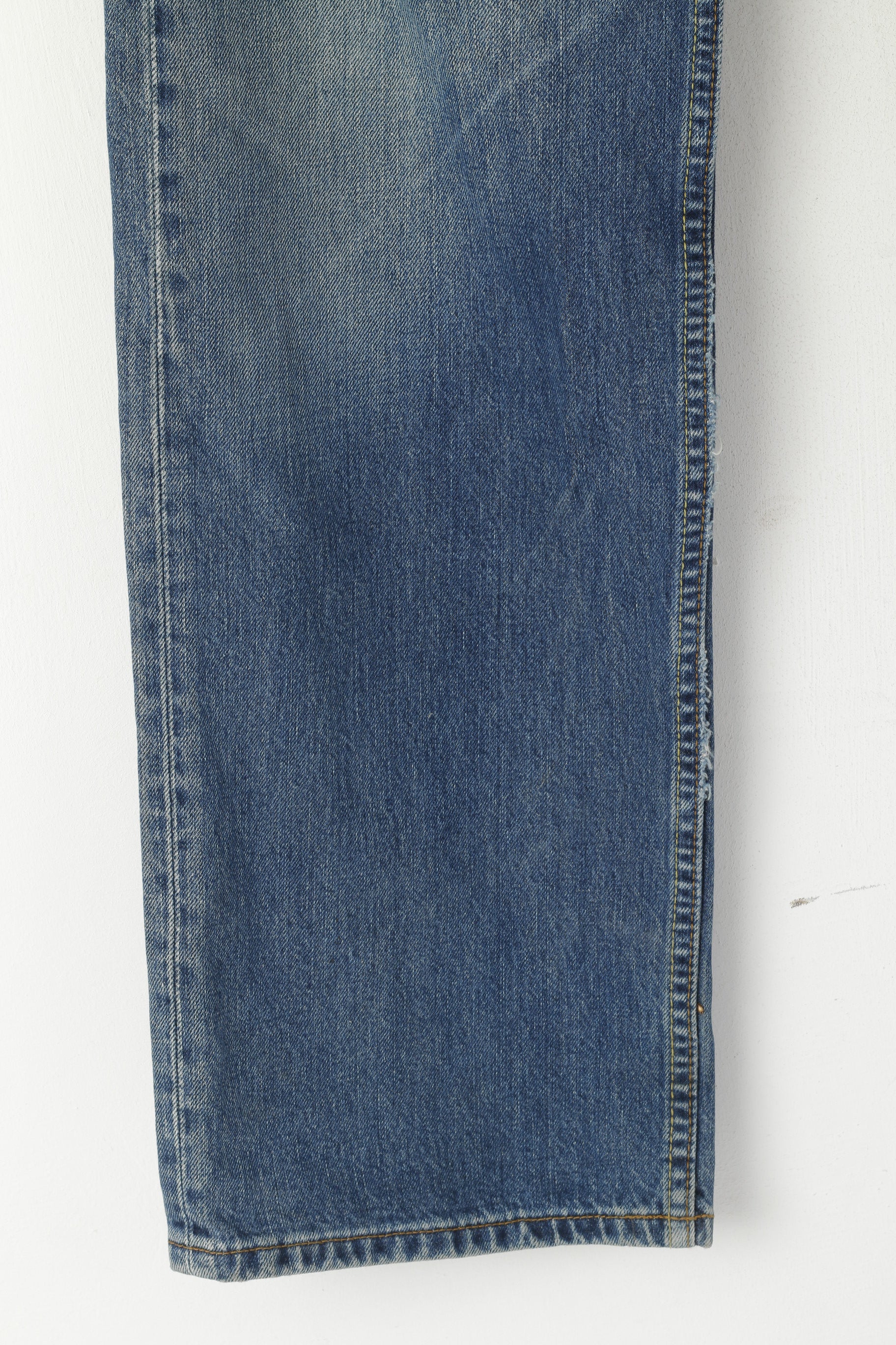 Levi's Men 31 Jeans Trousers Navy Denim Cotton 509 Comfort Straight Leg Pants - Image 3