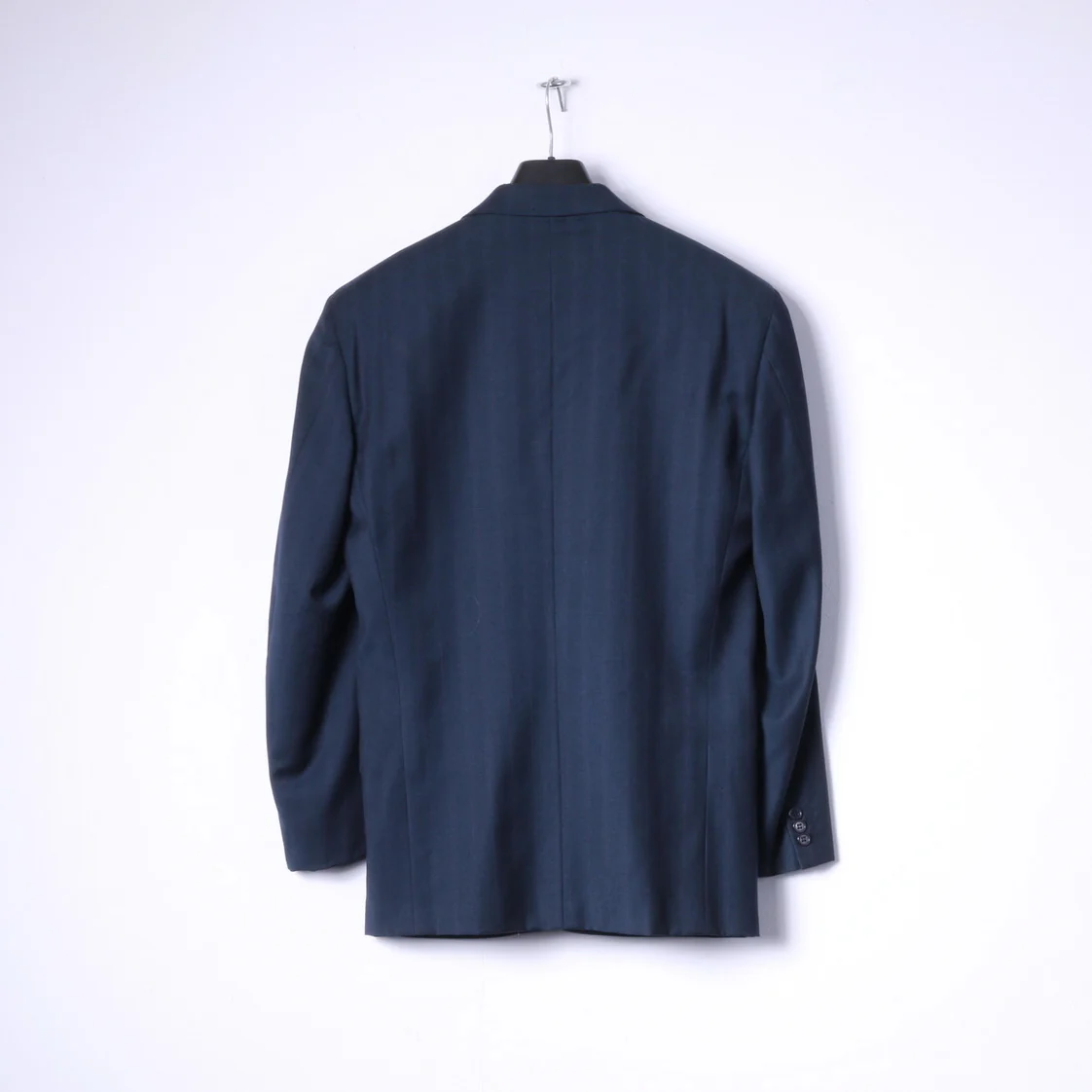 BM By Bozzalla & Lesna Men 48 38 Blazer Navy Wool Striped Abu Dabi Blue Marine Italy Jacket - Image 10