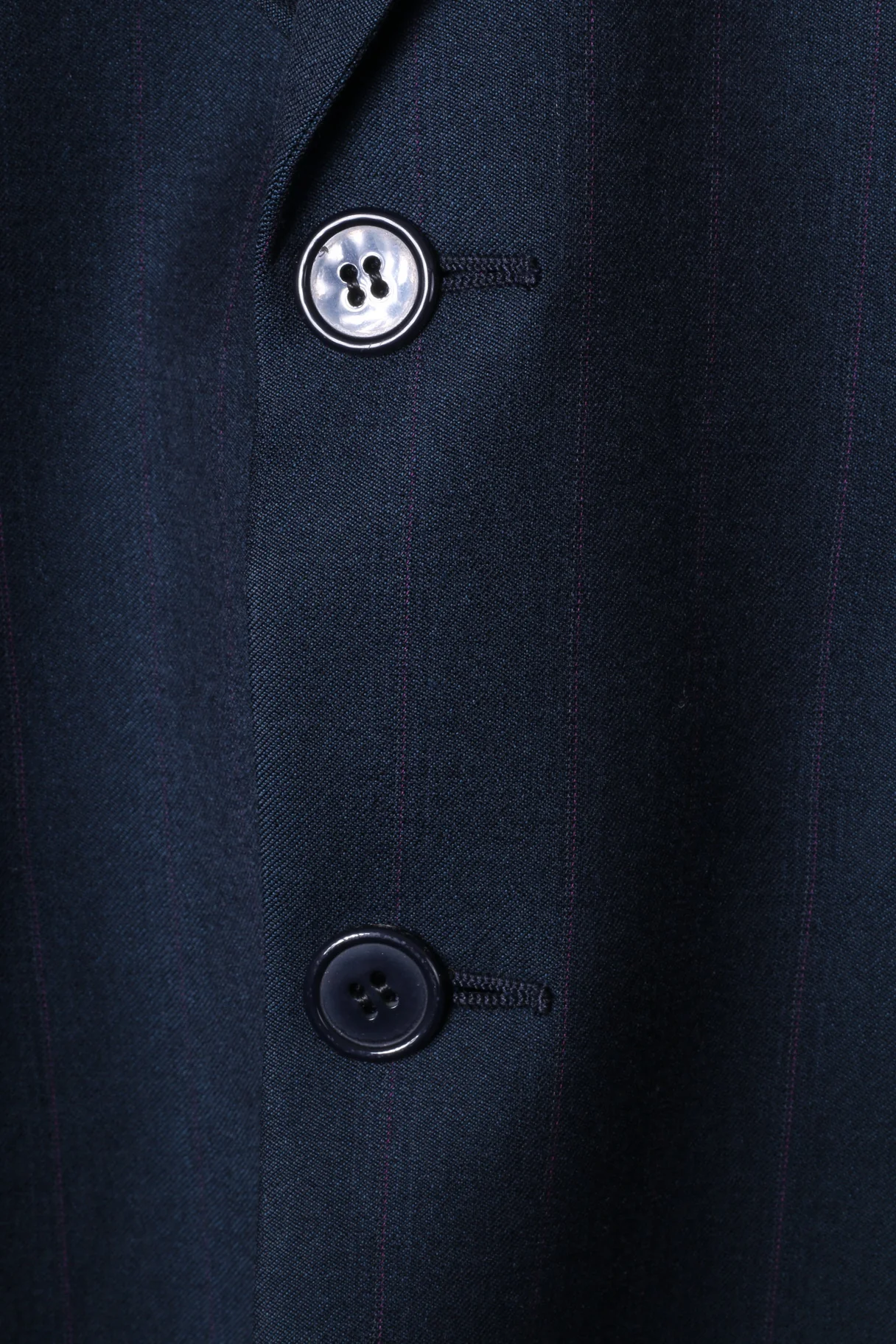 BM By Bozzalla & Lesna Men 48 38 Blazer Navy Wool Striped Abu Dabi Blue Marine Italy Jacket - Image 3