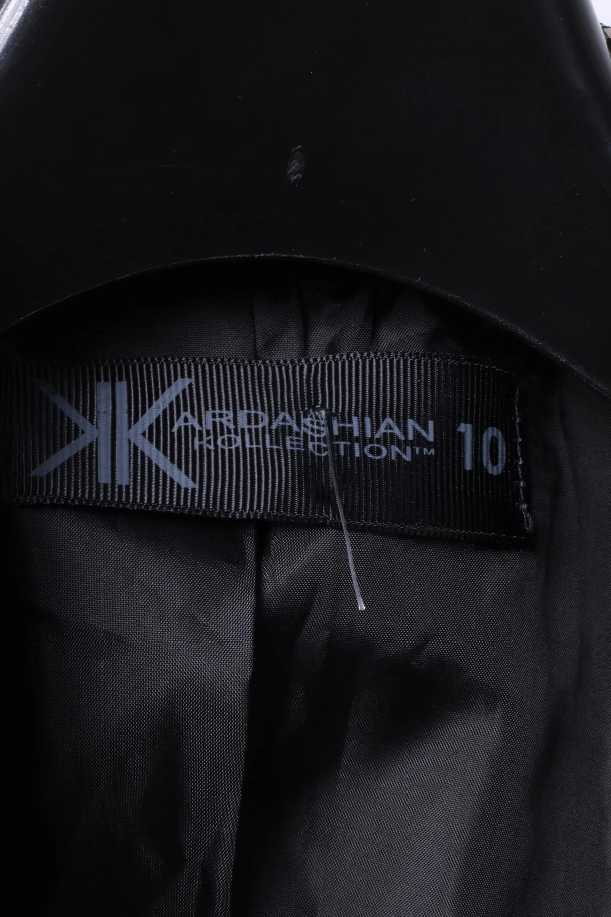 Kardashian Kollection Womens 10 S Blazer Beige Black Lace Casual Jacket - Image 4