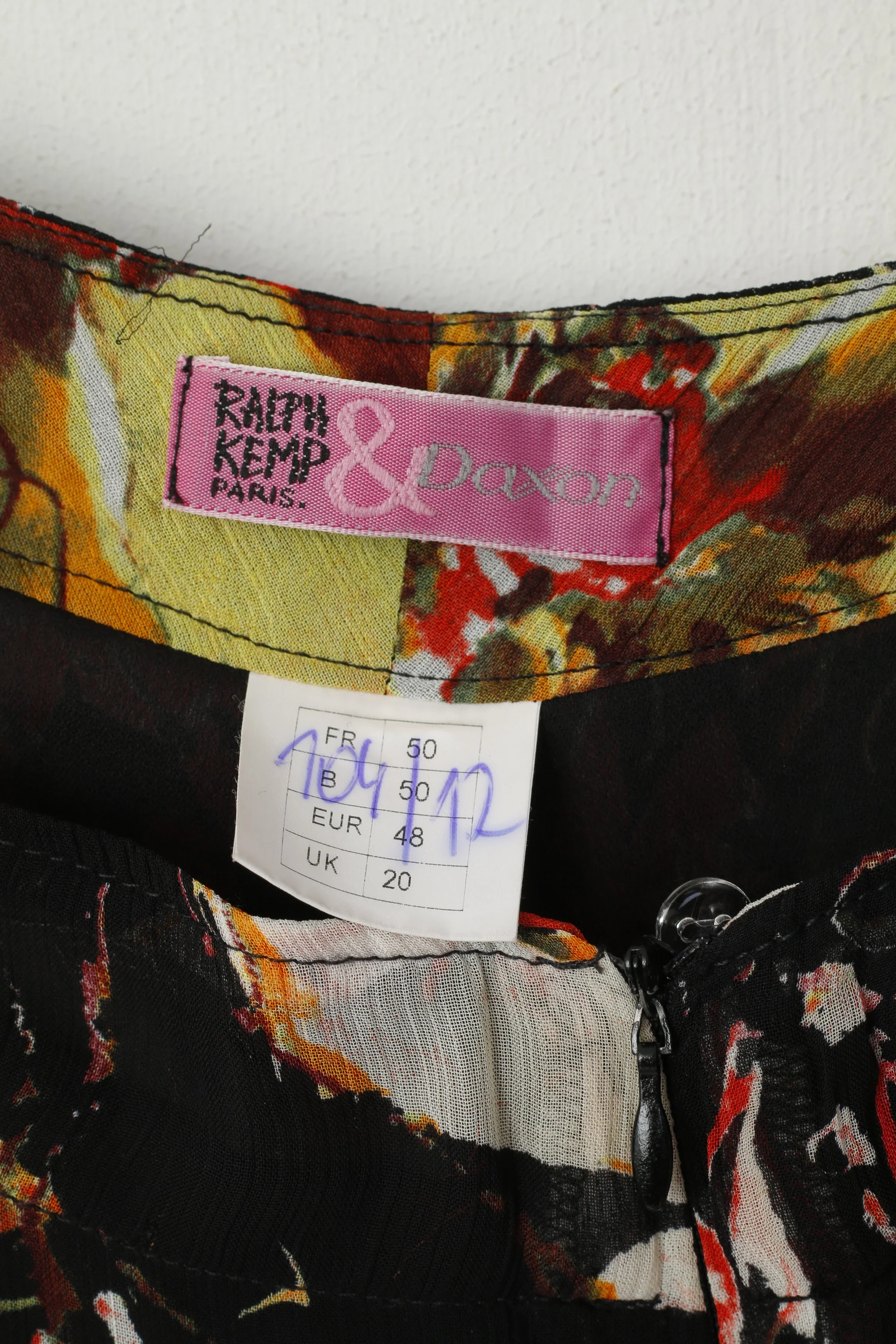 Ralph Kemp & Daxon Women 50 20 Trousers Multi Floral Culottes Summer Pants - Image 3