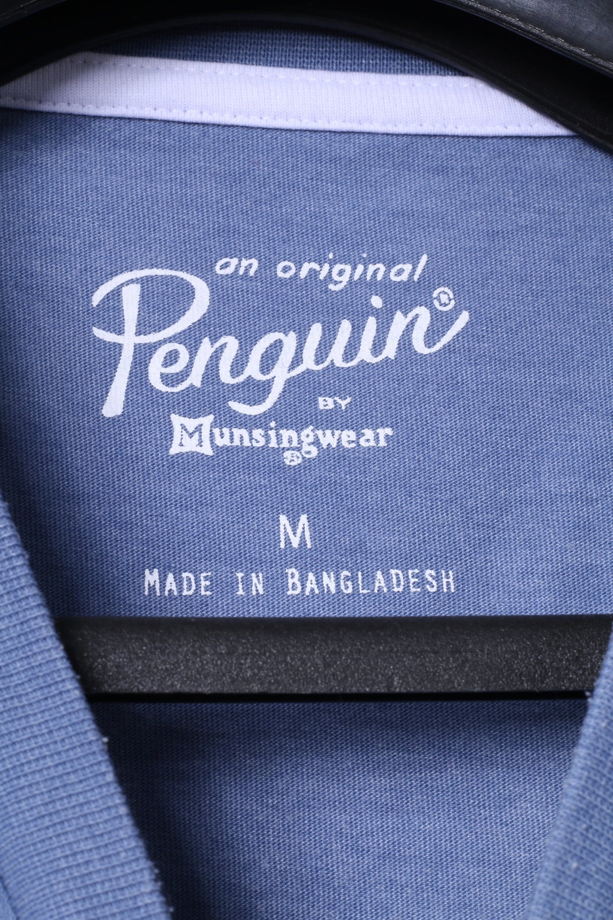 Penguin Mens M T-Shirt Blue Cotton Graphic Classic Crew Neck Top - Image 5