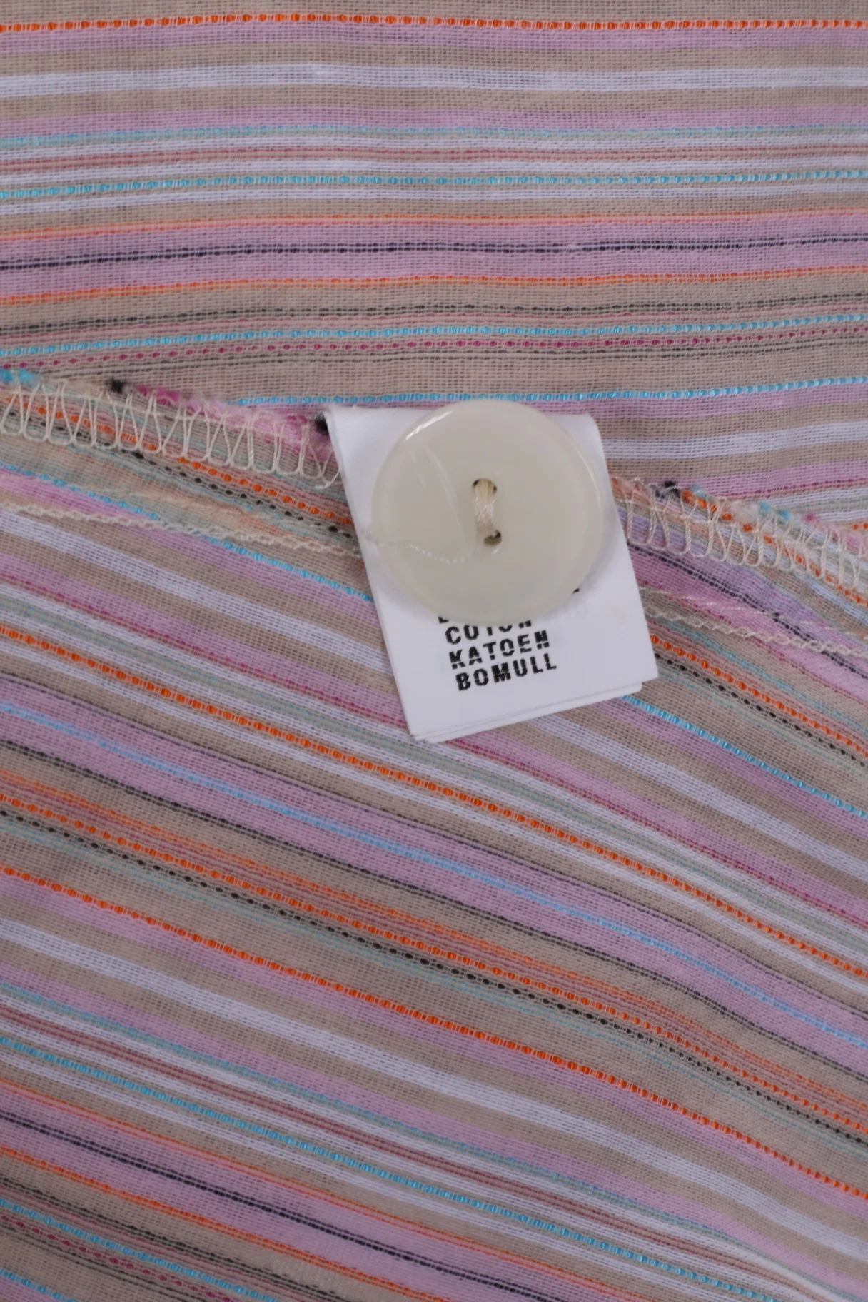 Otto Kern Womens 42 L Blazer Multi Color Striped Summer Light Jakcet Top - Image 5