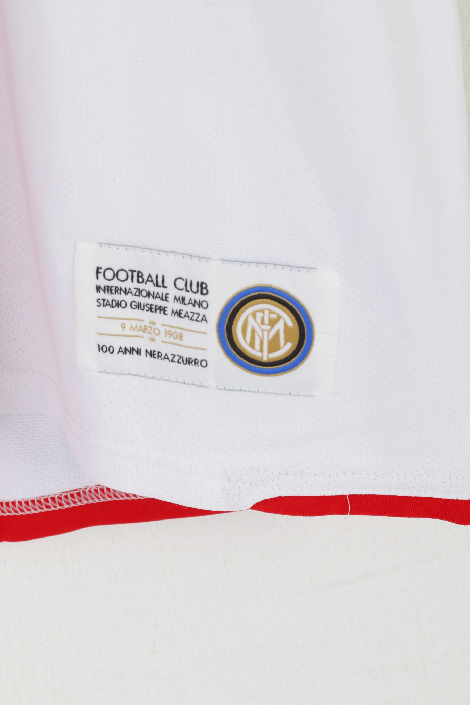 Nike FC Inter Milan Boys 13-15 Age 158-170 Shirt White 07-08 Jersey Football Centenary Top - Image 3