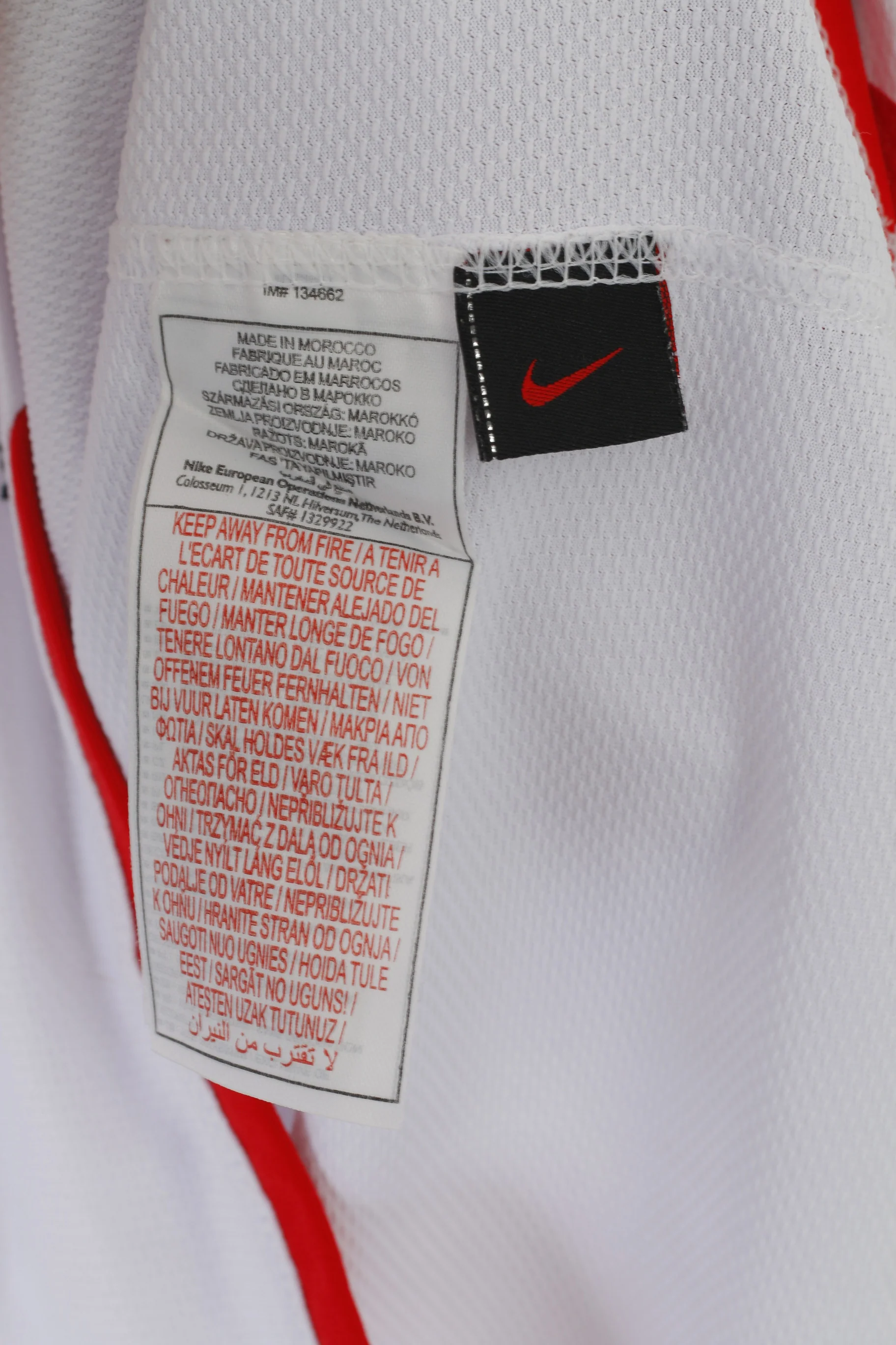 Nike FC Inter Milan Boys 13-15 Age 158-170 Shirt White 07-08 Jersey Football Centenary Top - Image 5