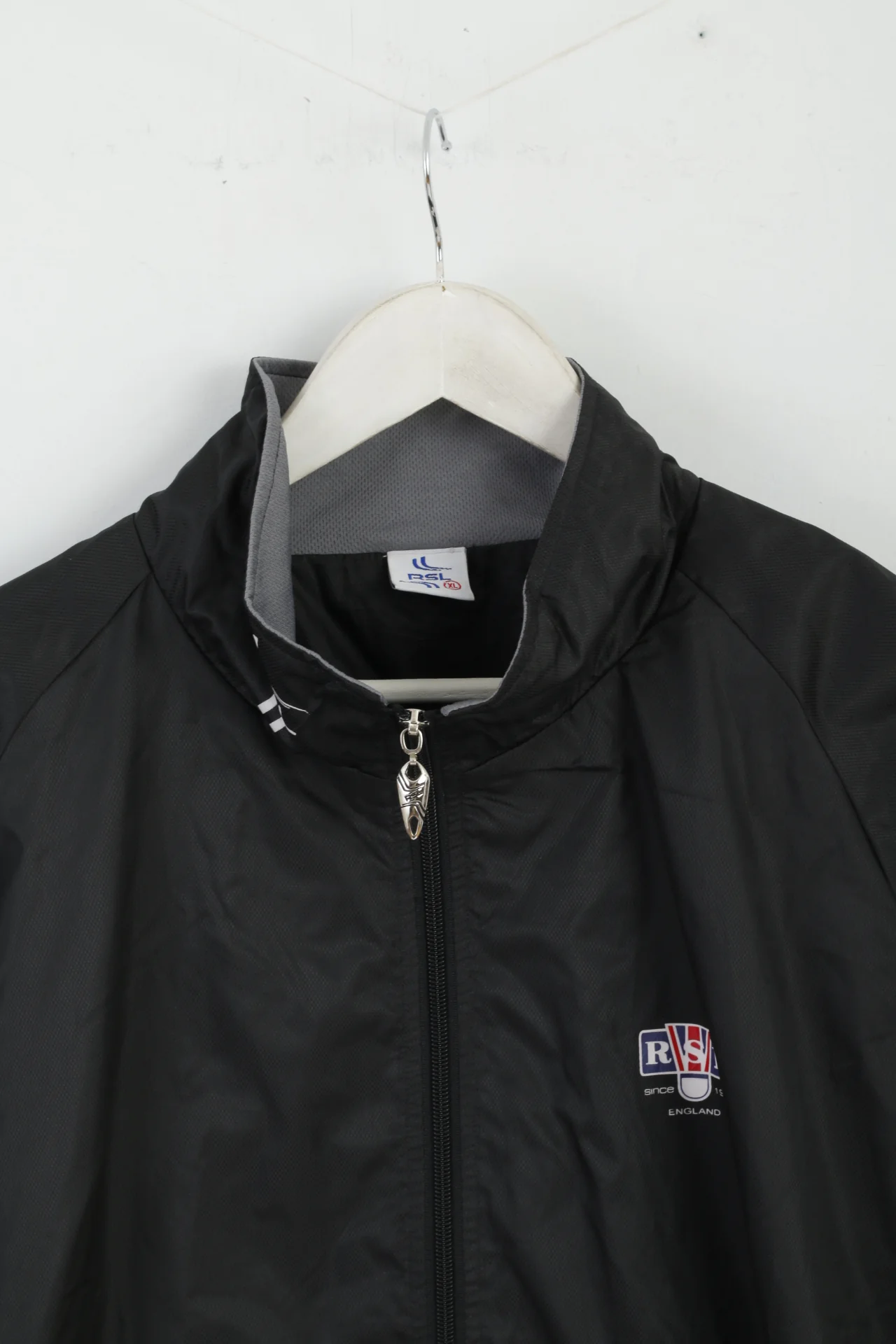 RSL Mens XL Jacket Black Lightweight Full Zipper Active Sportswear Top - Image 2
