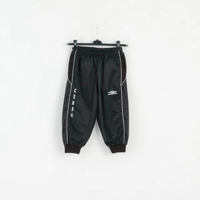 Umbro Boys 11 - 12 Age 152 Cropped Trousers Romero Knickers Black Football