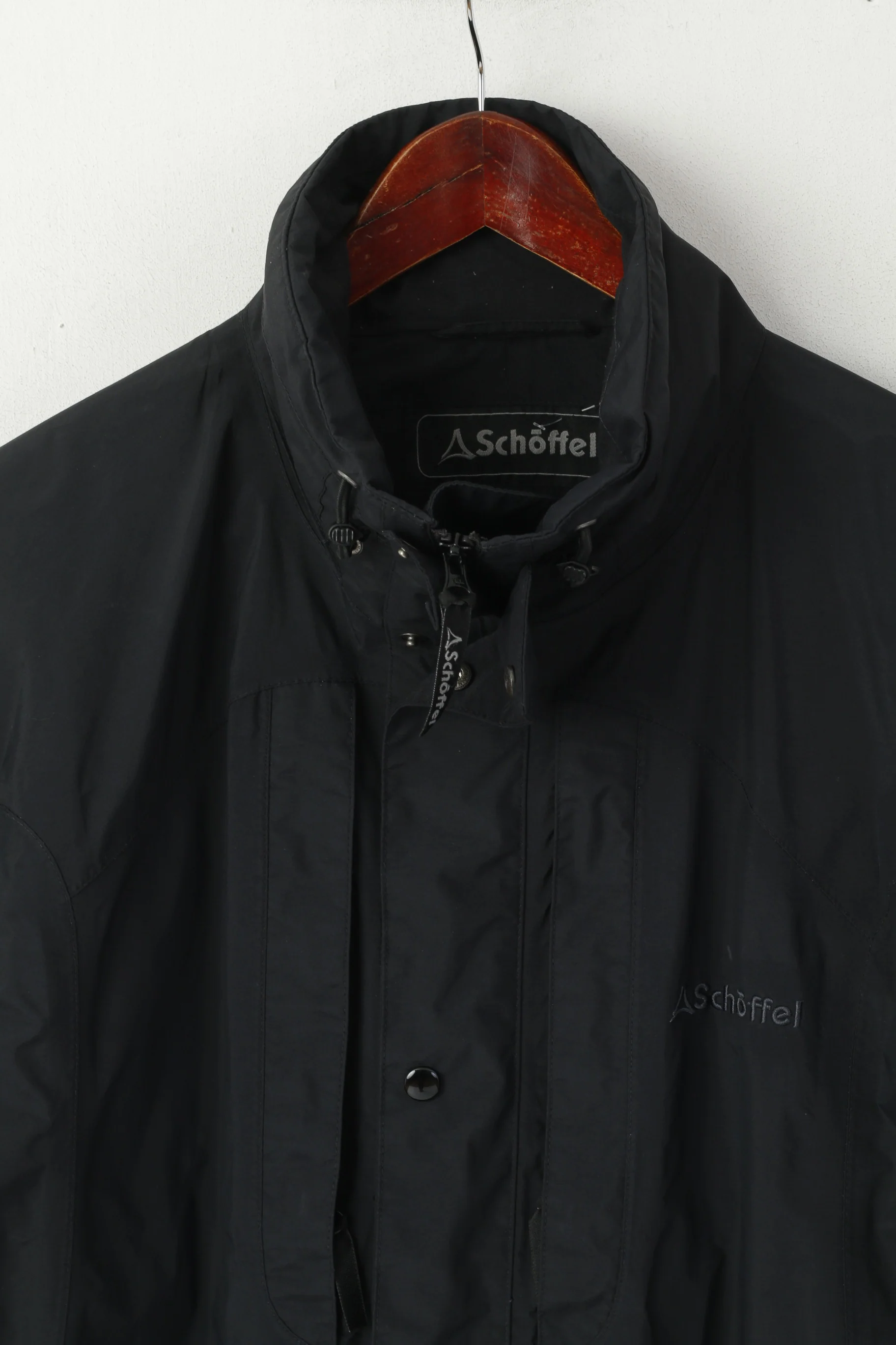 Schoffel Men 42 52 L Jacket BlackNylon Venturi Leightweight Outdoor Full Zip Top - Image 2