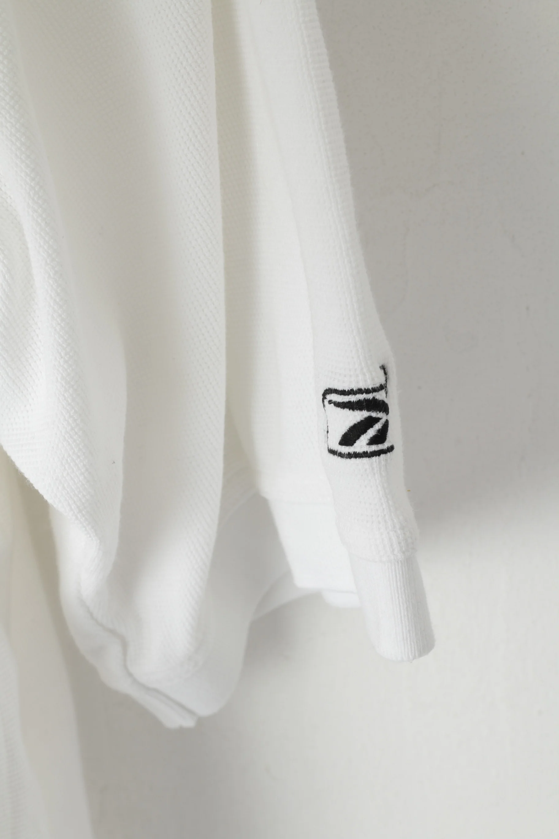 Reebok NFL Men 2XL (3XL) Polo Shirt White Long Cotton Europe League Play Dry Top - Image 3