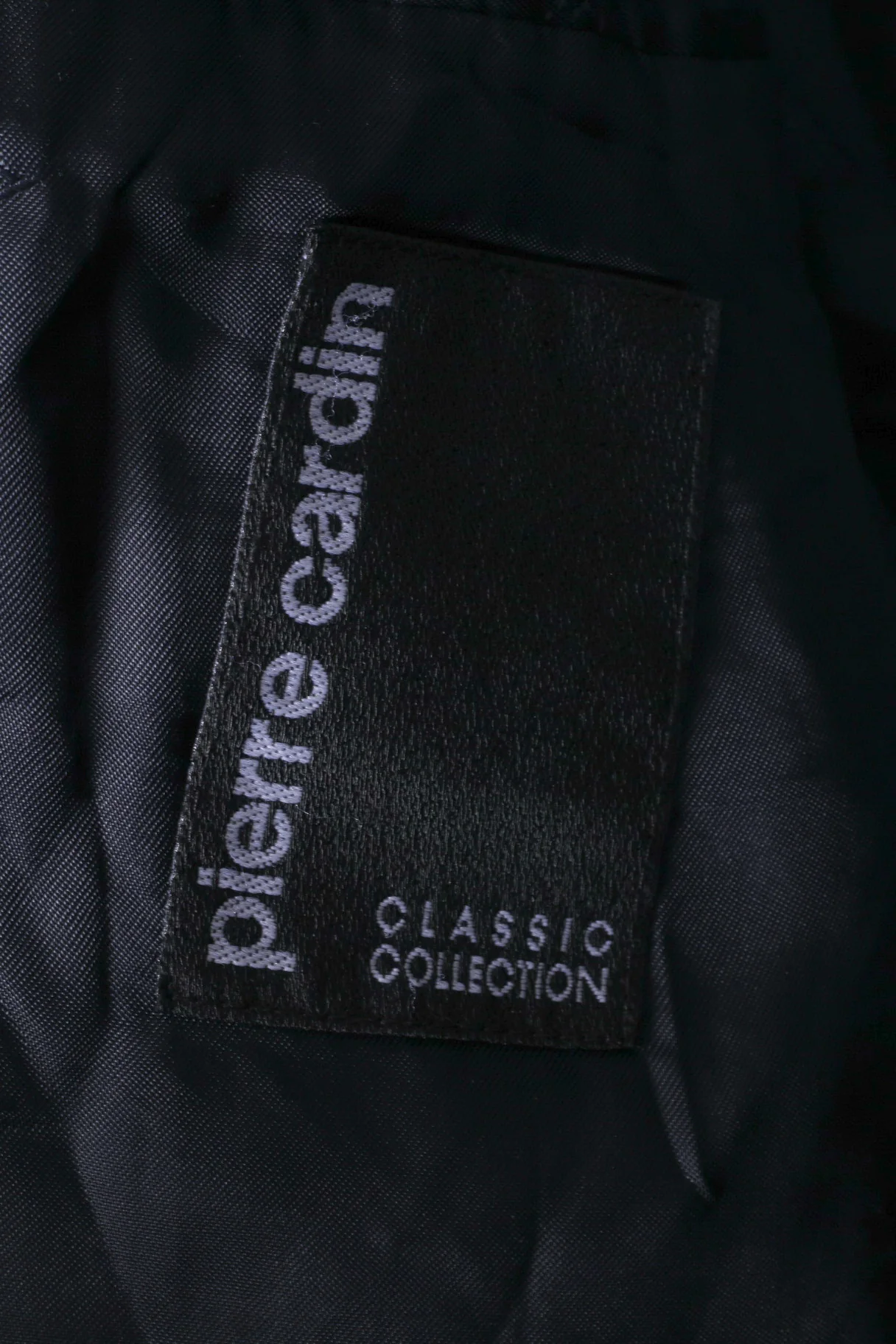 Pierre Cardin Mens 36R S Coat Navy Wool Cashmere Blend Double Breasted - Image 5