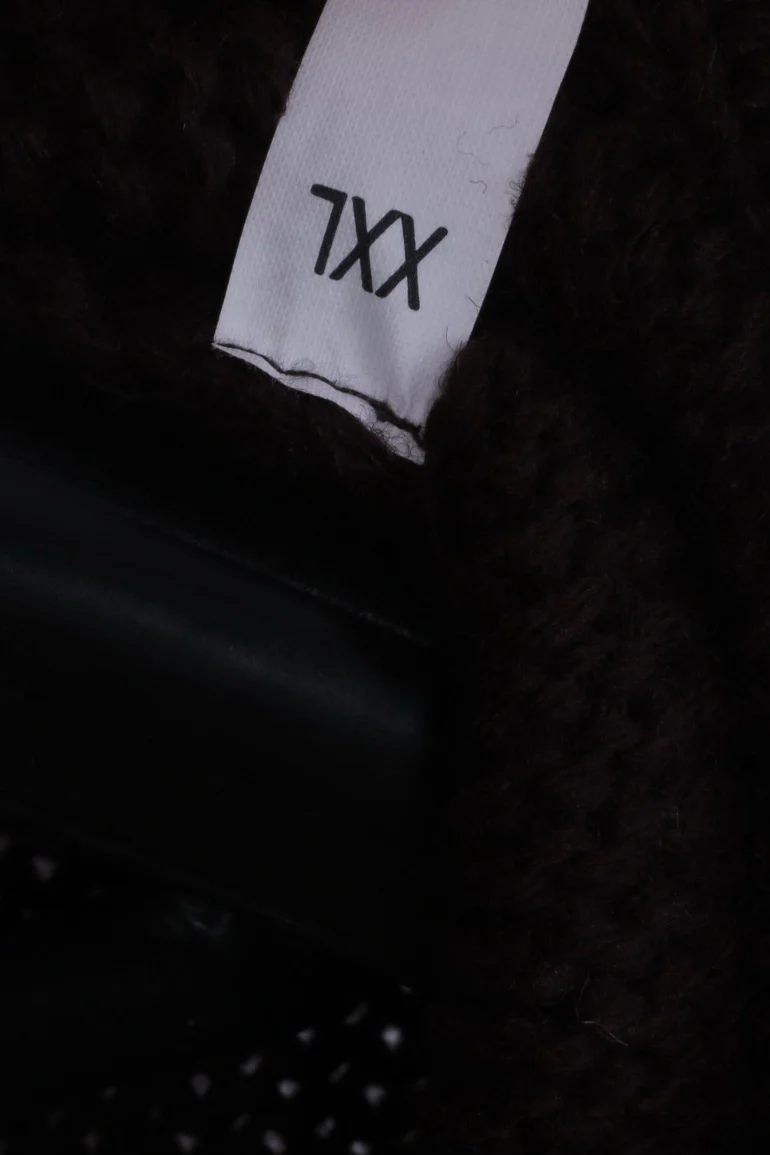 Strellson Swiss Cross Mens XXL Sweater Brown Zip Up Cardigan Wool Blend Made in Italy - Image 6