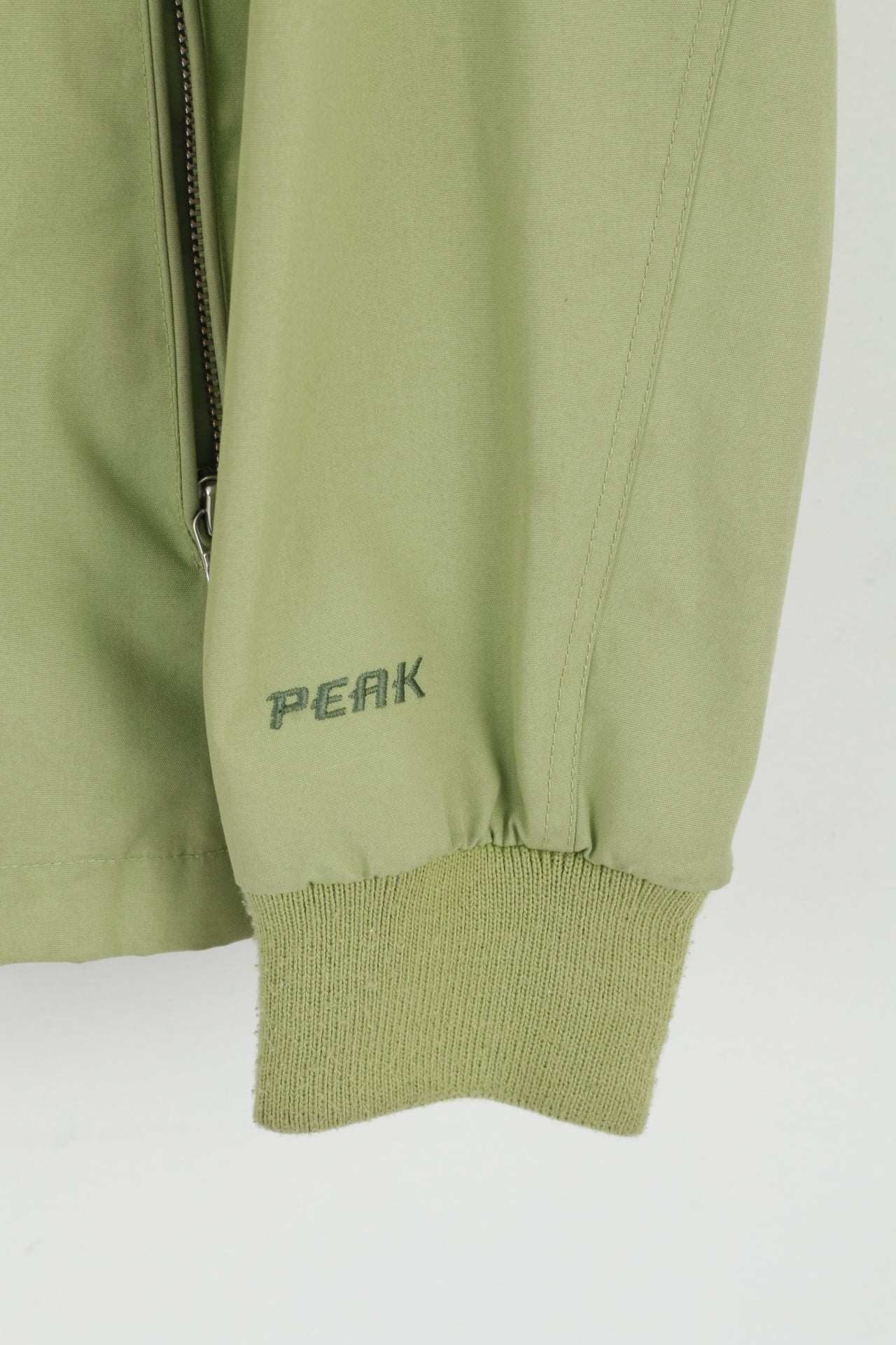 Peak Performance Women S Jacket Green Cotton Blend Hooded Kasy J Style Top - Image 3