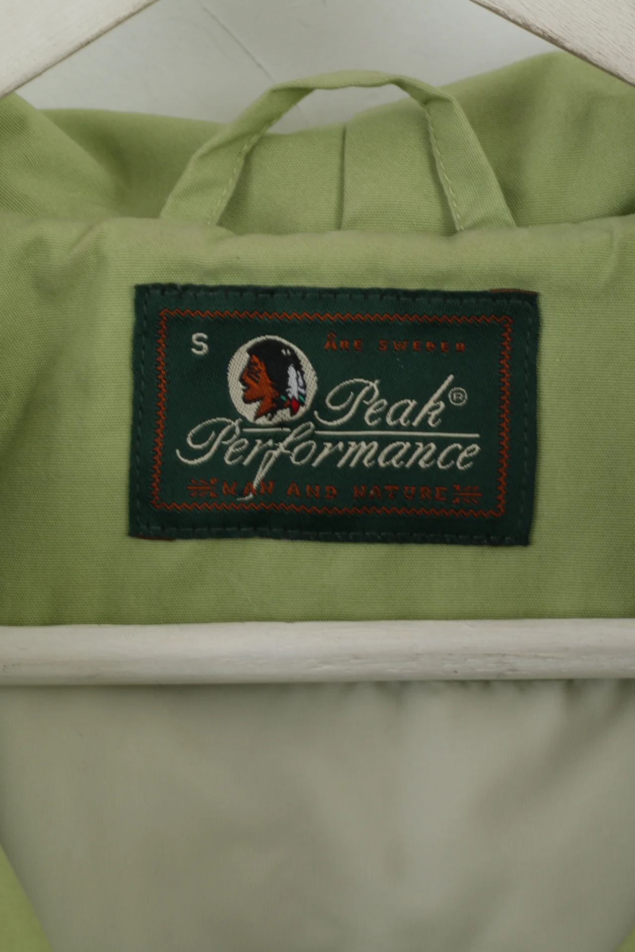 Peak Performance Women S Jacket Green Cotton Blend Hooded Kasy J Style Top - Image 4