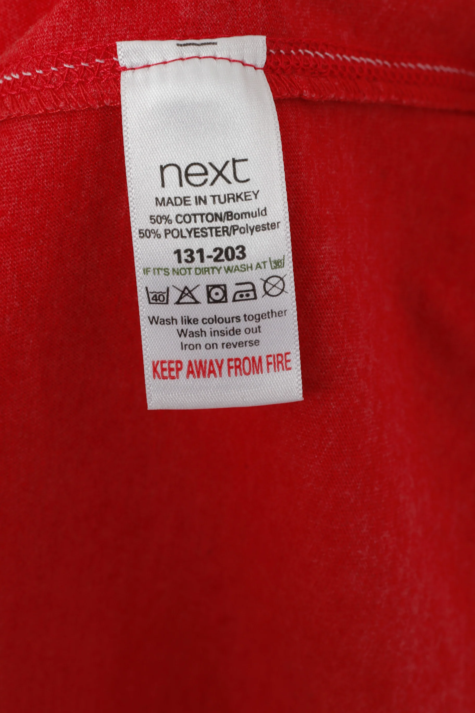 Next The Beatles Men S Shirt Red Cotton Graphic Music Band Top - Image 4