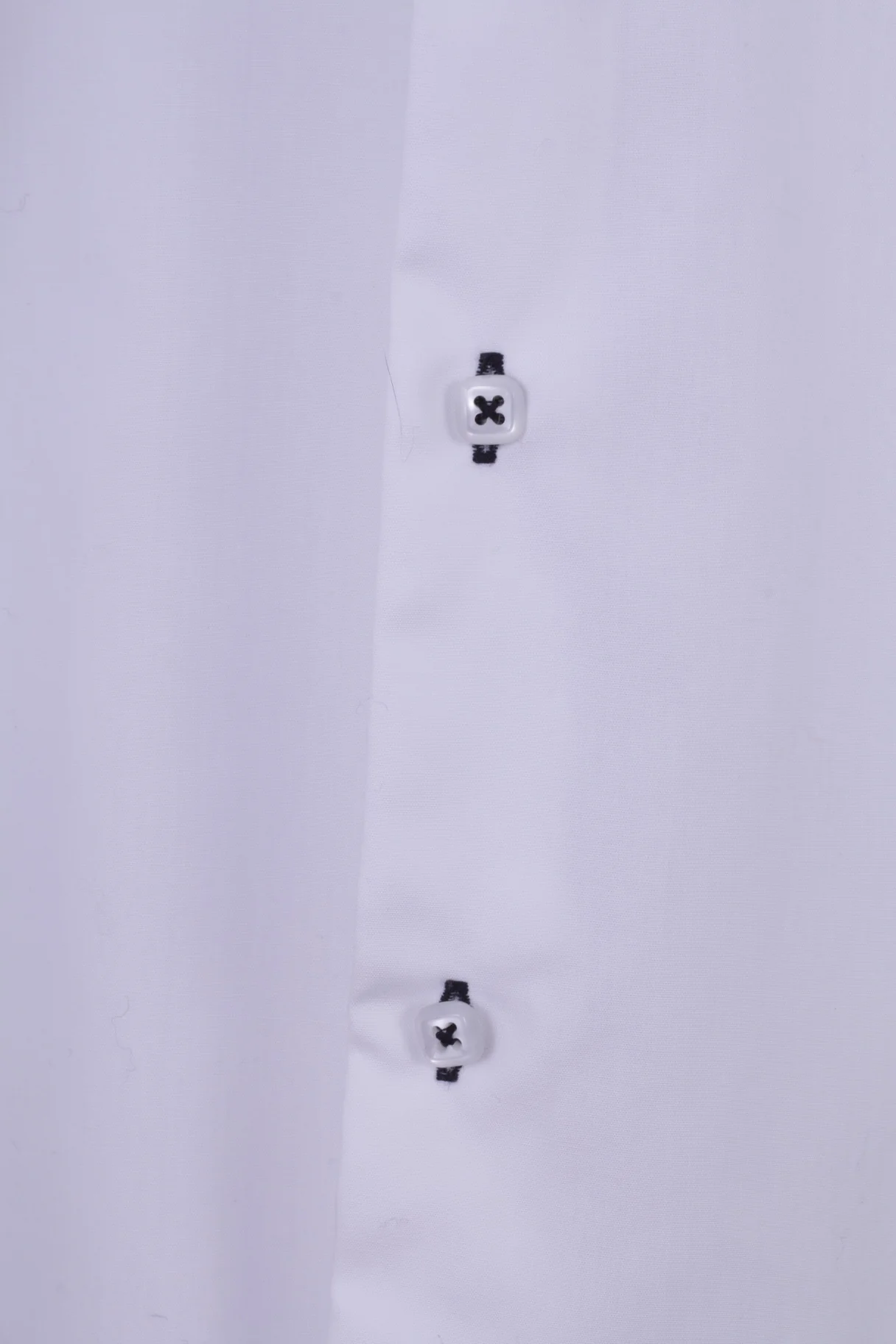 Ricco Vero Mens S Casual Shirt White Cotton Traveller Button Down Collar Long Sleeve - Image 4