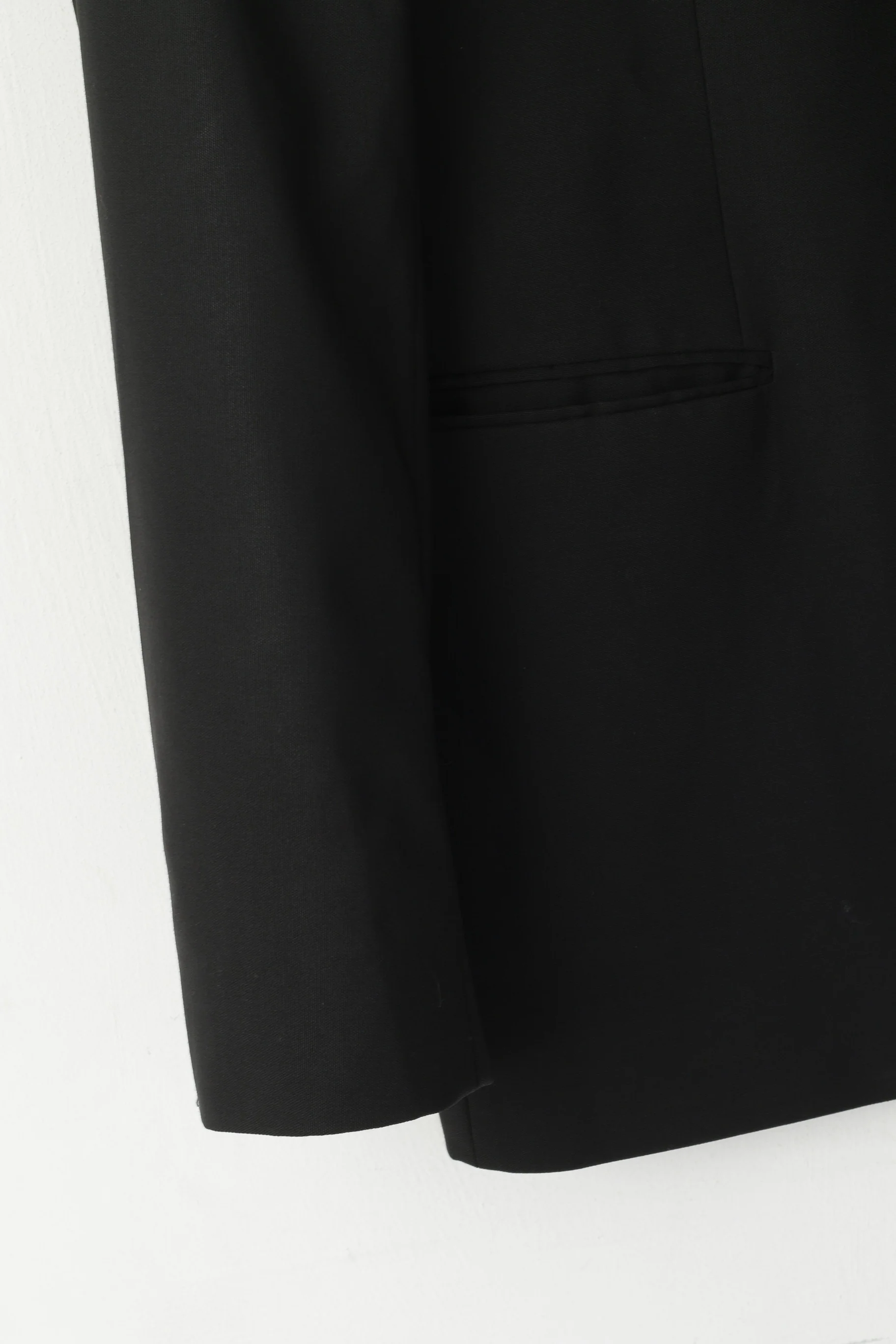 Hugo Boss Men 56 46 Blazer Black Wool The James2 Single Breasted Jacket - Image 3