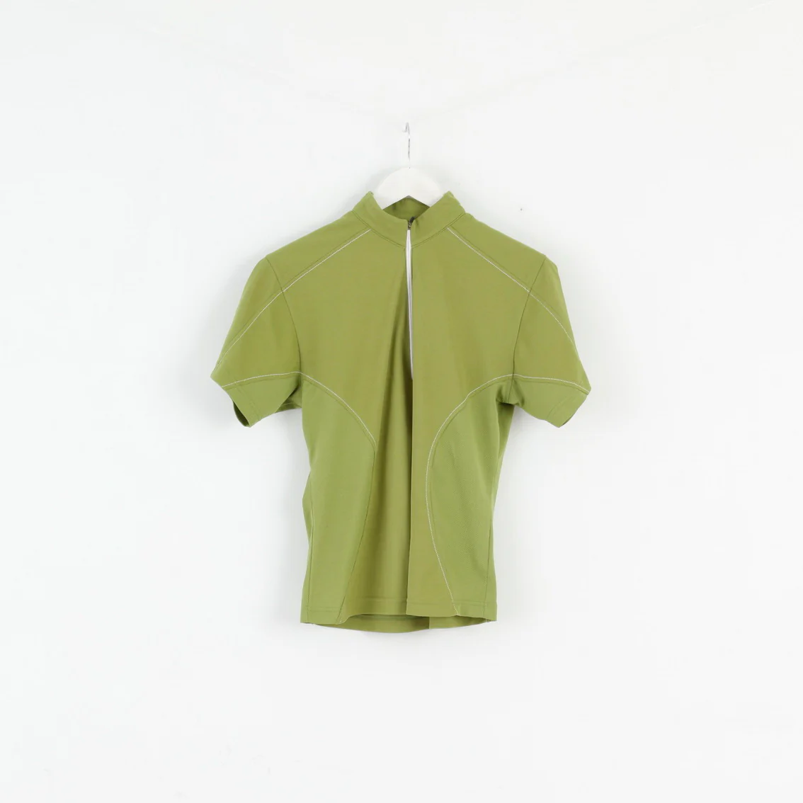 Galvin Green Womens 44 XL Shirt Green Coolmax Zip Neck Active Top
