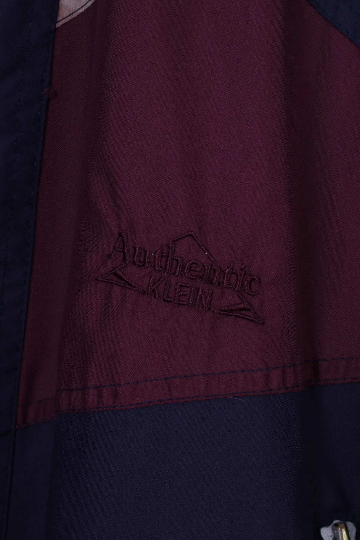 Authentic Klein Sportswear Mens 54 XL Jacket Retro Navy Abstract Bomber Zip Up Festival Top - Image 4