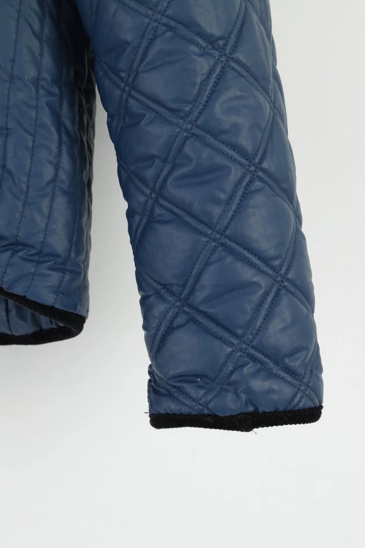 Cipo & Braxx Mens XXL Jacket Navy Quilted Hooded Comfort Padded Top - Image 3