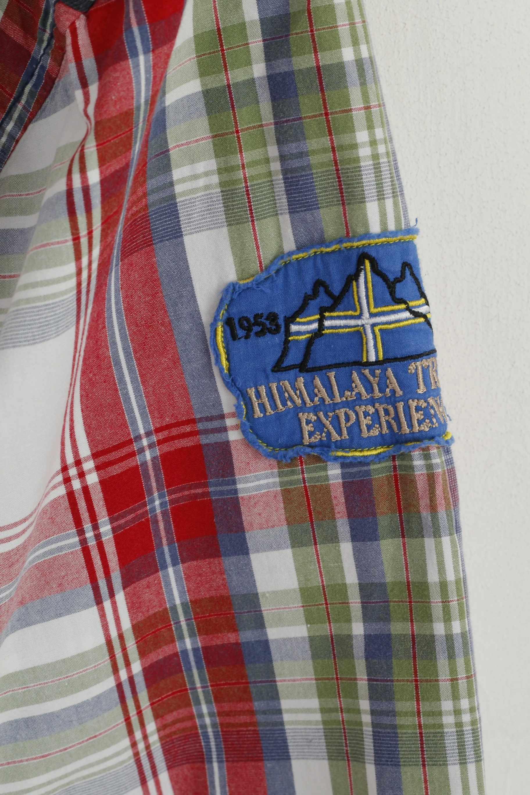 Nangaparbat Men 3XL Casual Shirt Multi Check Himalaya Adventure Long Sleeve Top - Image 4