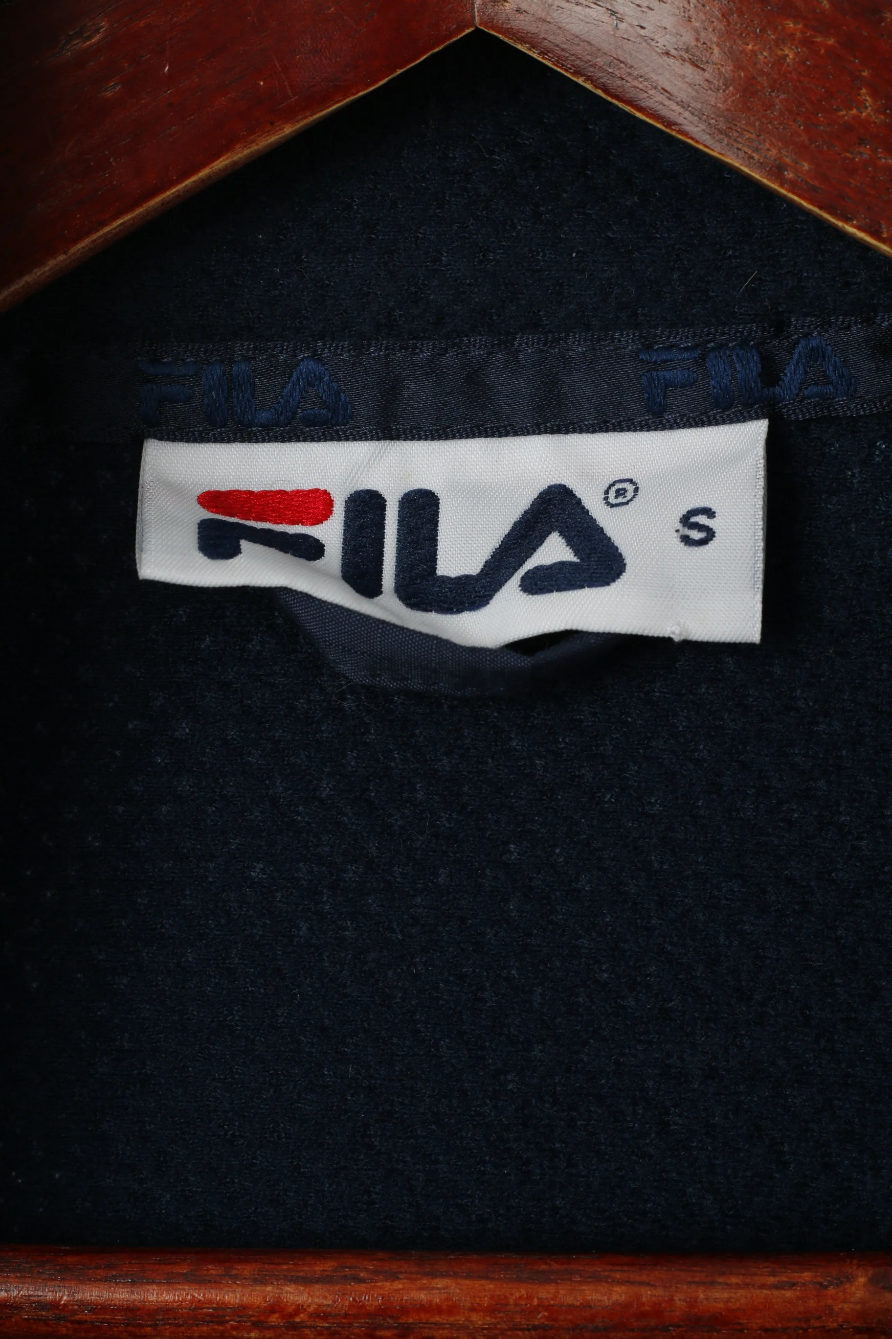 Fila Men S Waistcoat Navy Sport Zip Up Nylon Vest Outdoor Sleeveless Top - Image 4