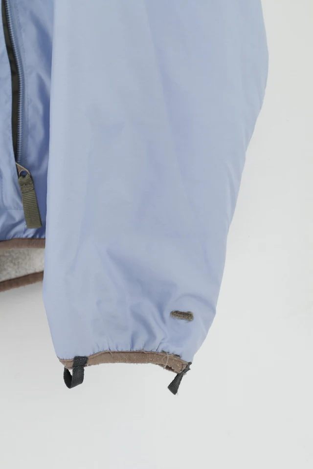 The North Face Womens XL Jacket Blue Fleece Lined Vintage Full Zipper Outdoor Top - Image 3