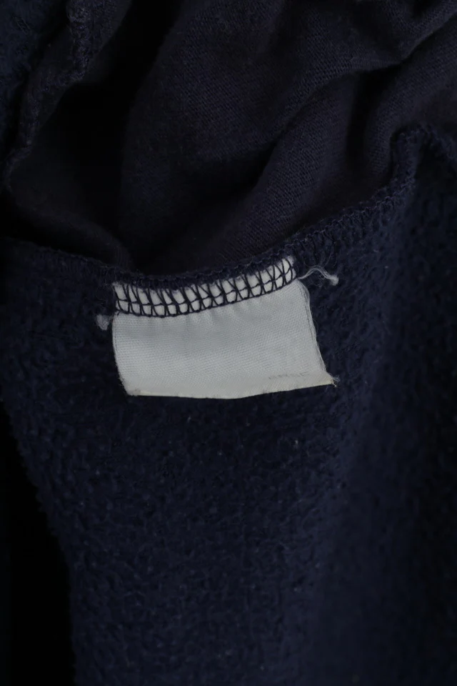 Thomas Burberry SPORT Mens L Fleece Top Navy Blue Vintage Sweatshirt Top - Image 7
