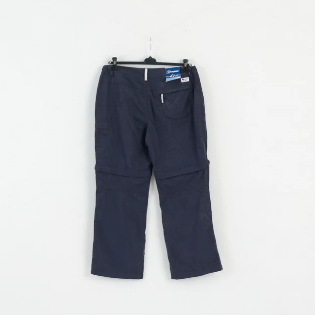Berghaus Womens 18 Trousers Navy Navigator Zip Off Pant Leg 29" Outdoor - Image 6