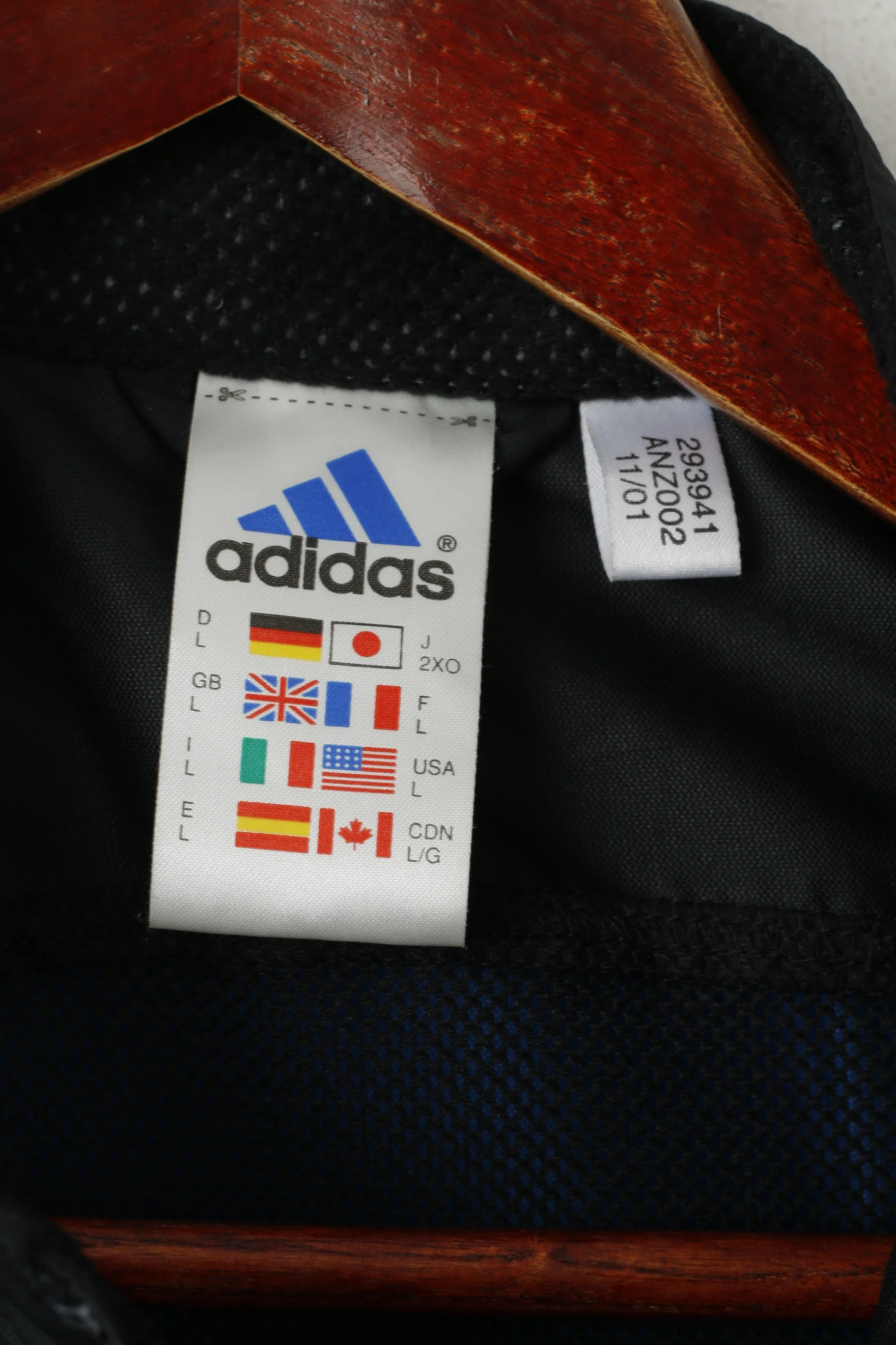 Adidas Men L Jacket Blue Run Removable Sleeves Reflective Activewear Top - Image 5