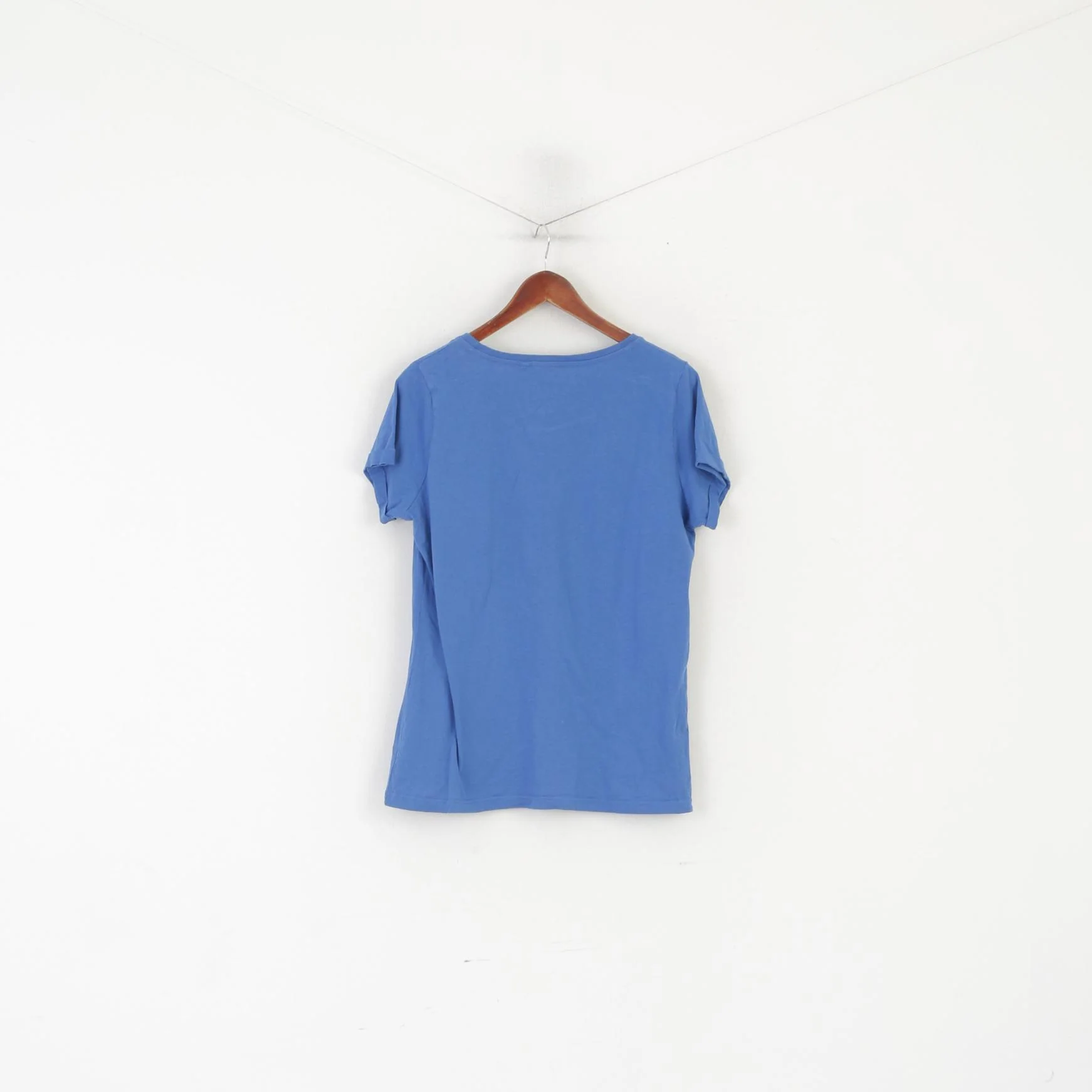 George Women 18 46 XL Shirt Blue Cotton Coca Cola Winter Bear Sport Top - Image 5