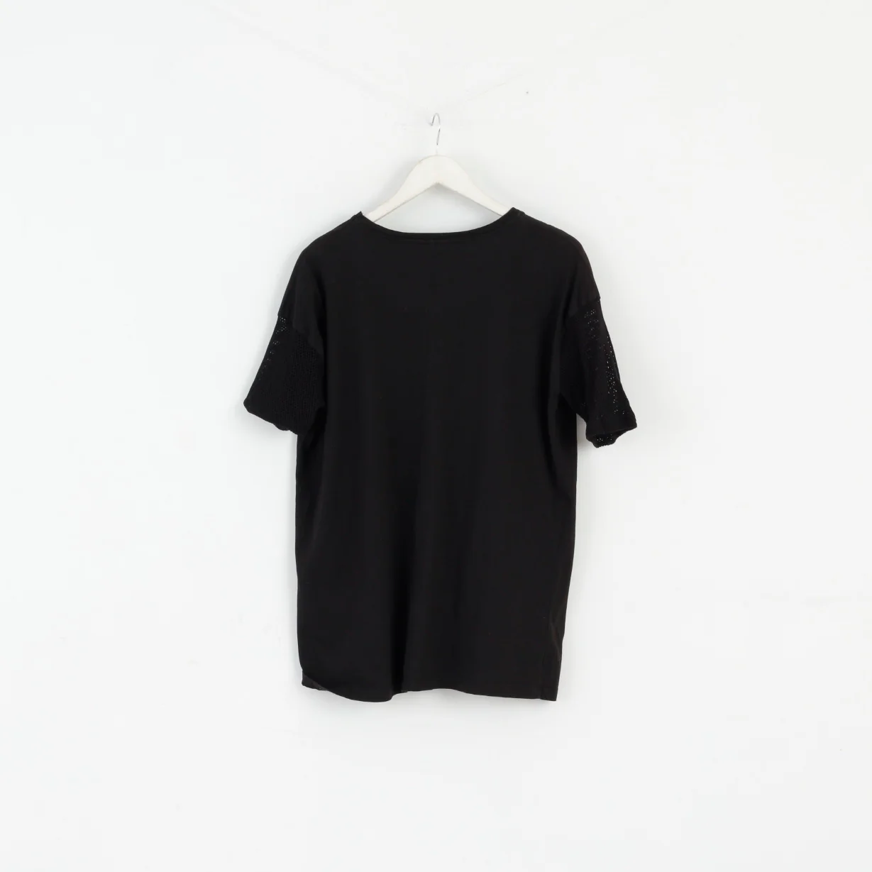 Criminal Damage Men S T-Shirt Black Cotton Mesh Sleeve Team Loser Top - Image 7