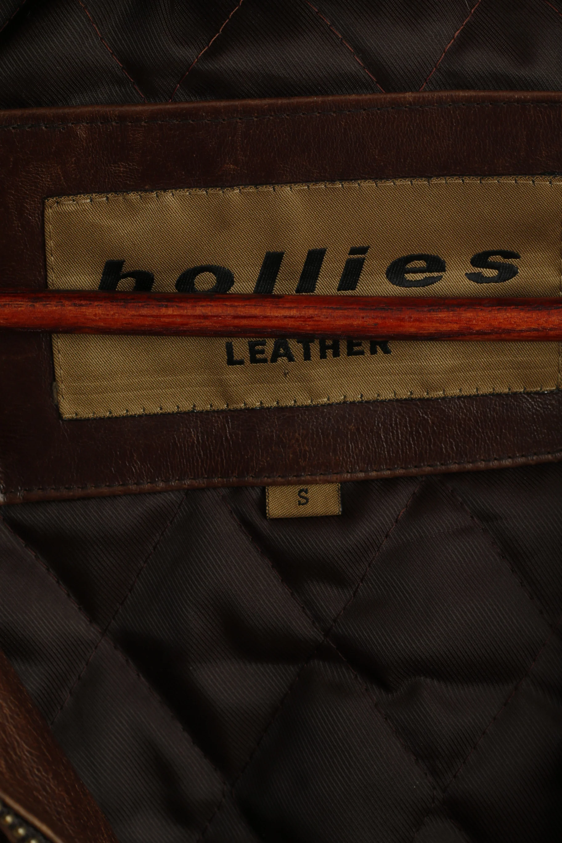 Hollies Women S Jacket Brown Pig Leather Vintage Biker Heavy Casual Top - Image 5