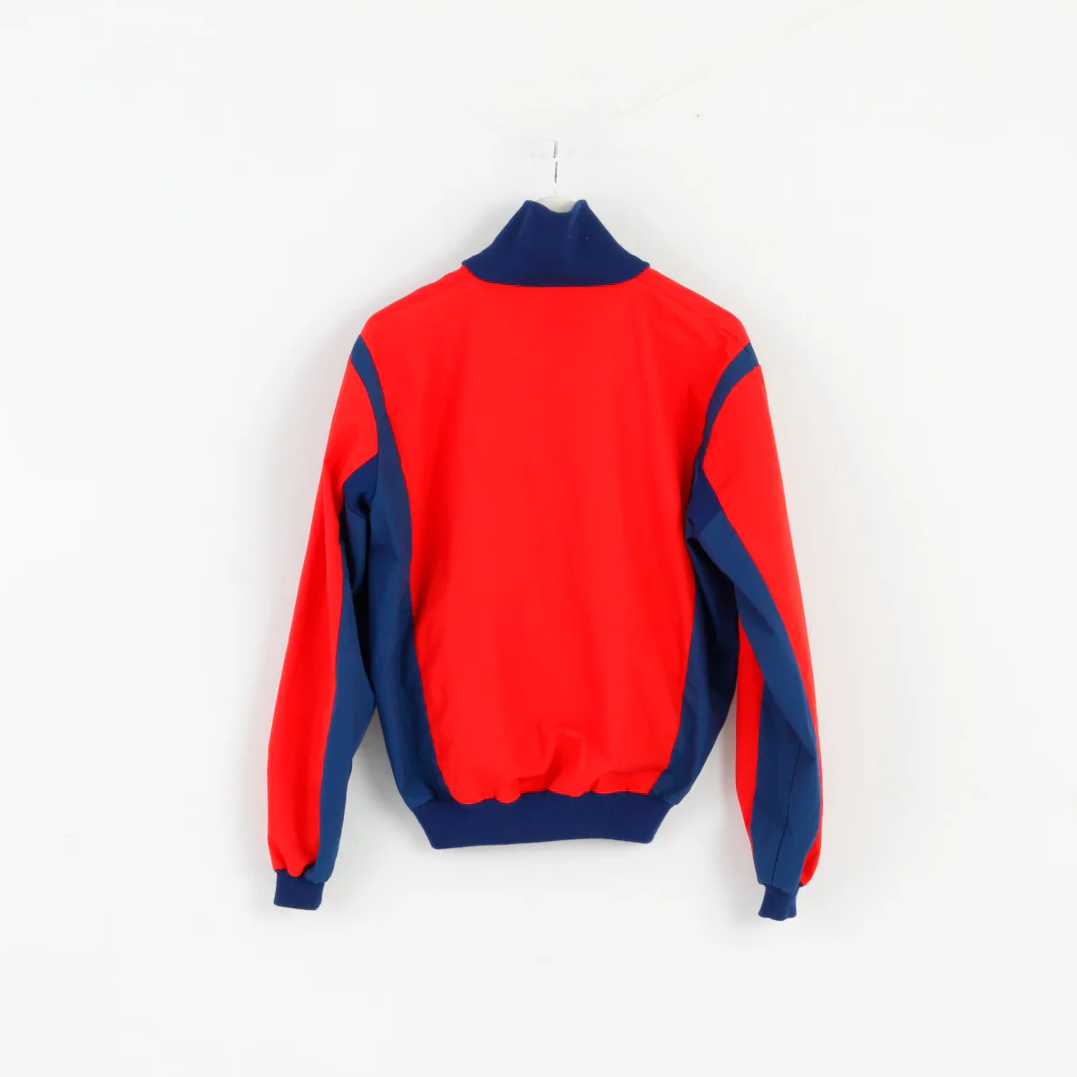 Norheim Men S/M Jacket Red Navy Vintage Zip Up Lightweight Oldschool '90 Top - Image 5