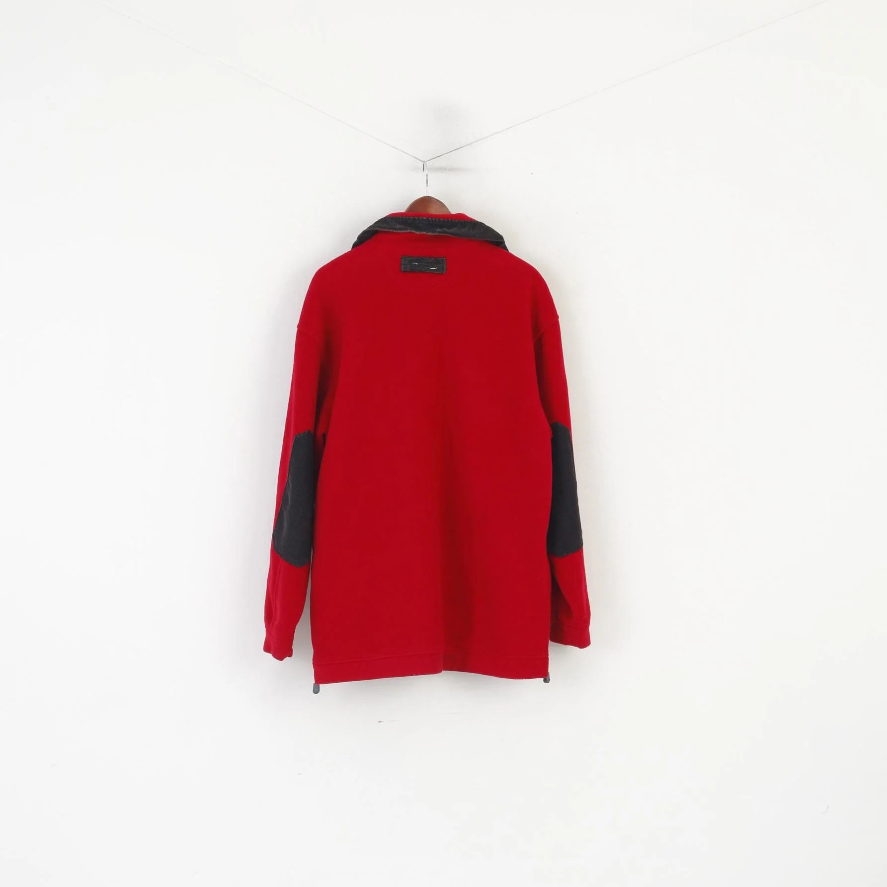 Colorado Men XXL Fleece Top Red Pullover Vintage Zip Neck Sportswear Sweatshirt - Image 7