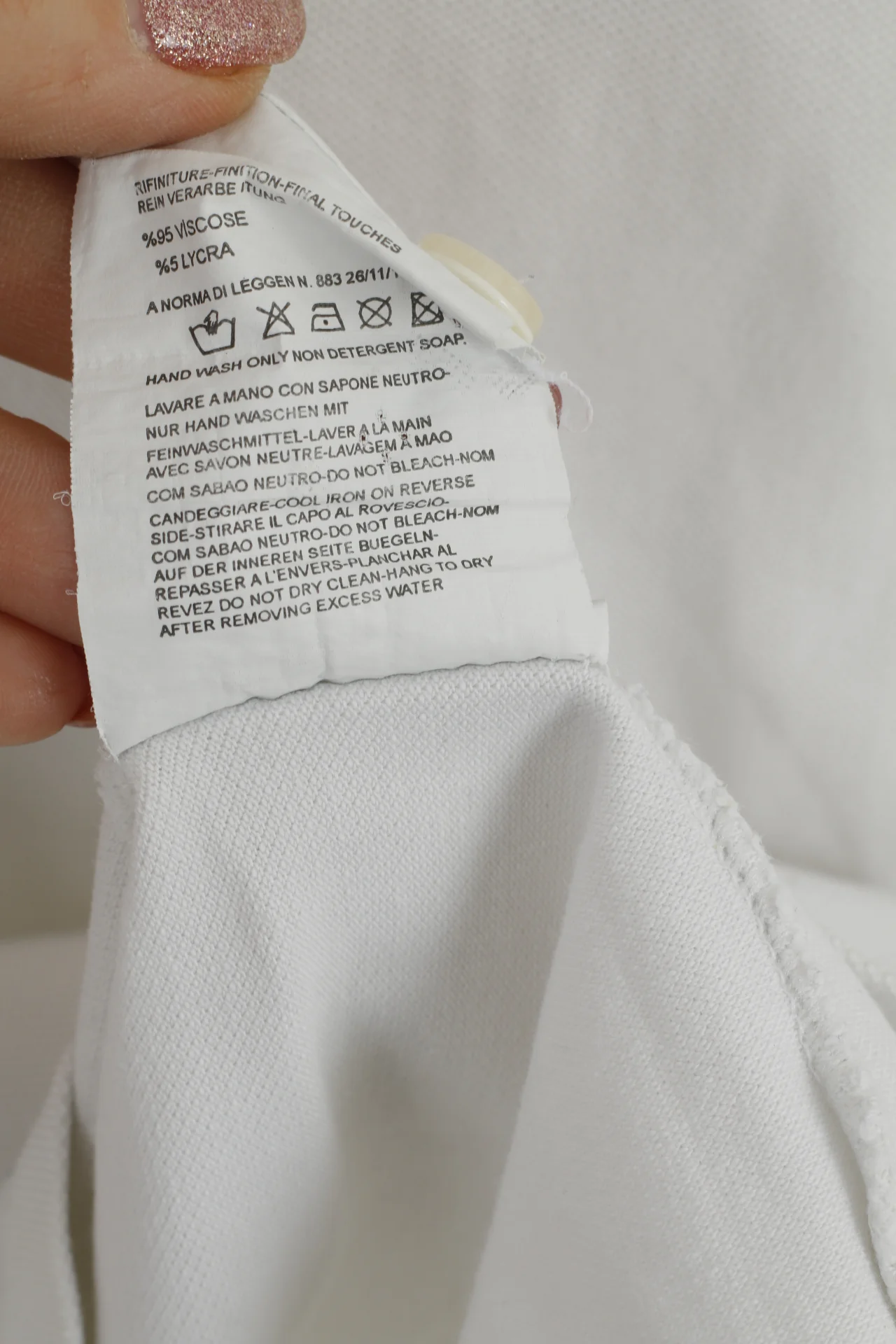 Gucci Men S Polo Shirt White Classic Detailed Buttons Stretch Fit Top - Image 6