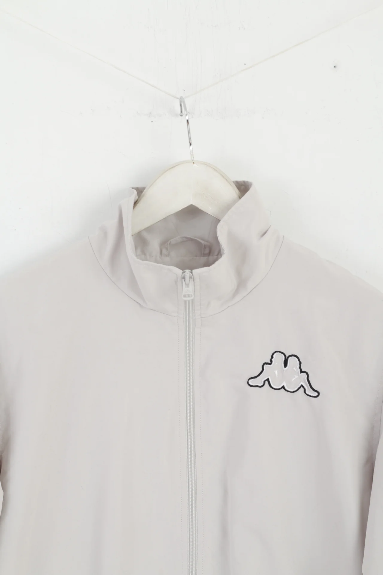 KAPPA Women L Jacket Grey Bomber Activewear Zip Up Mesh Lined Top - Image 2
