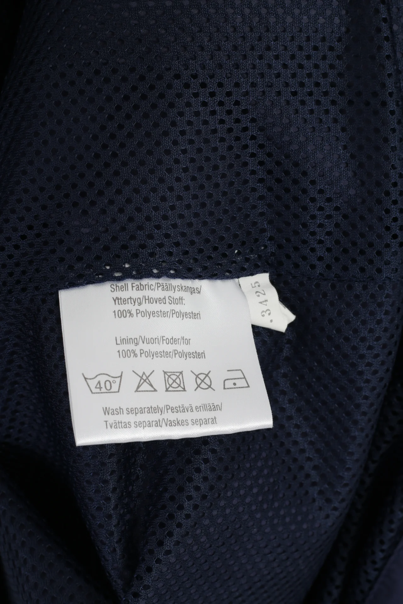Umbro Men S (M) Jacket Navy Mesh Lined Active Sportswear Bomber Zip Up Top - Image 5