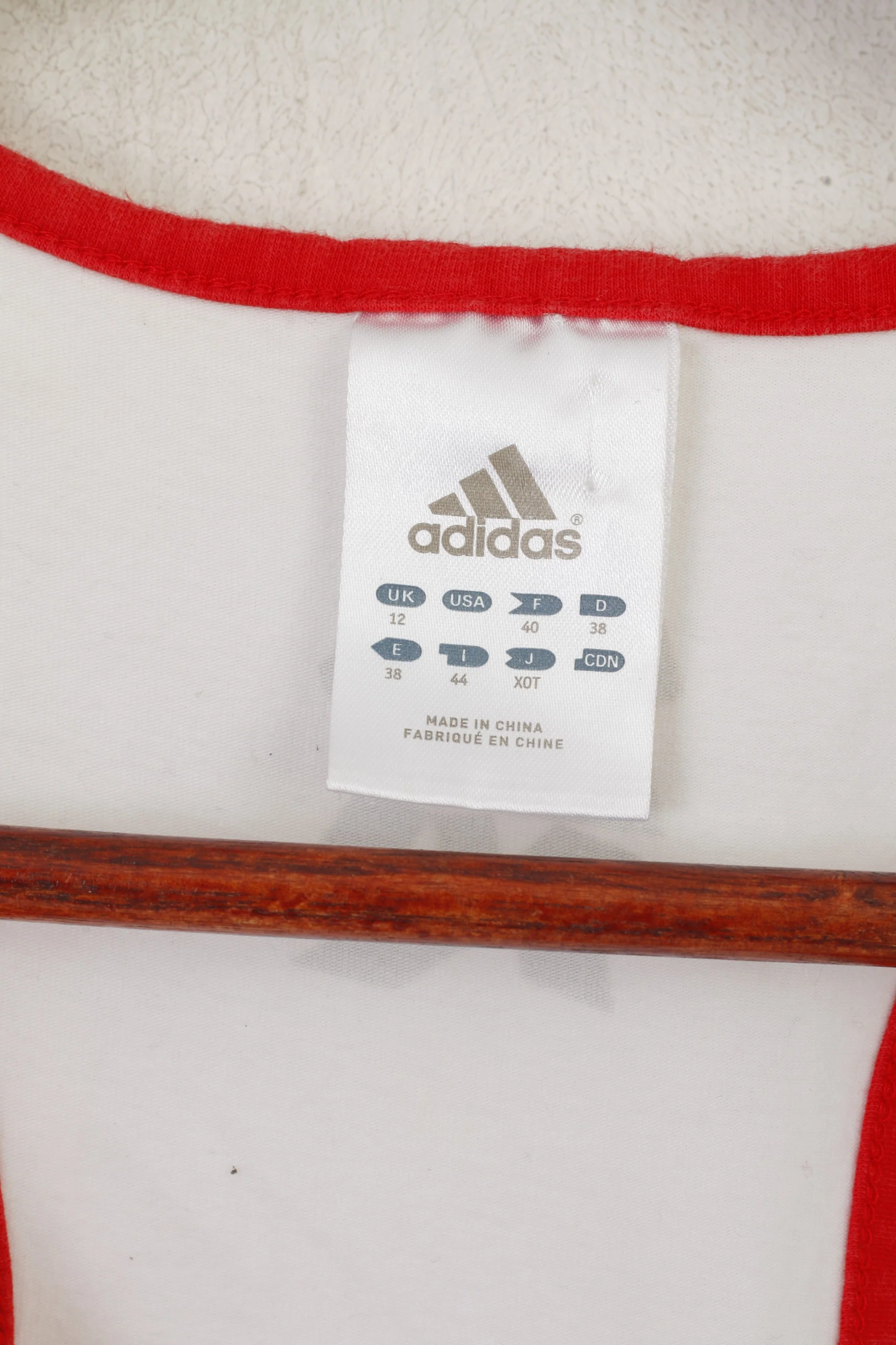 Adidas Women 12 38 S Shirt White Cotton London 2012 GBR Sport Tank Top - Image 3
