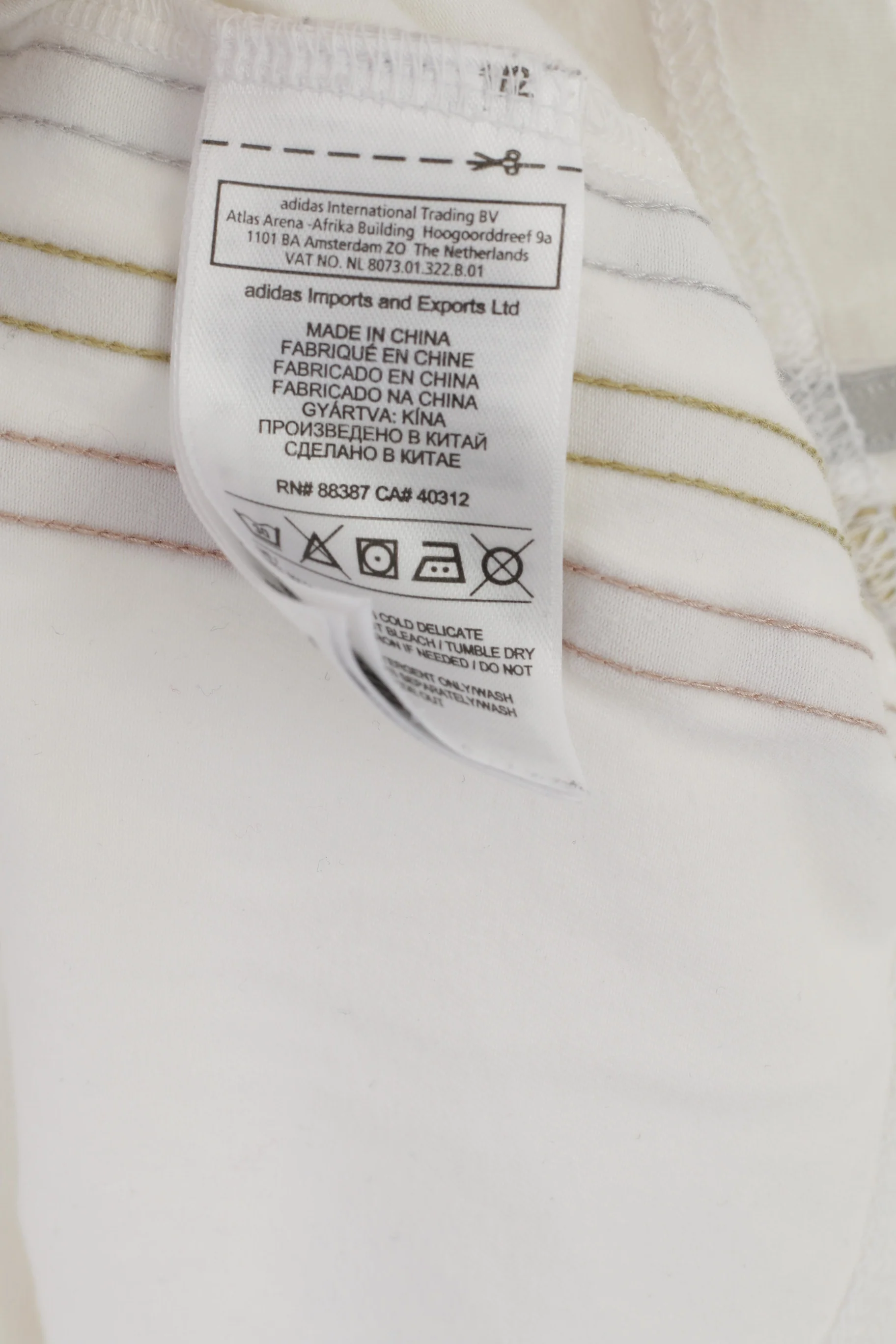 Adidas Women 12 38 S Shirt White Cotton London 2012 GBR Sport Tank Top - Image 4