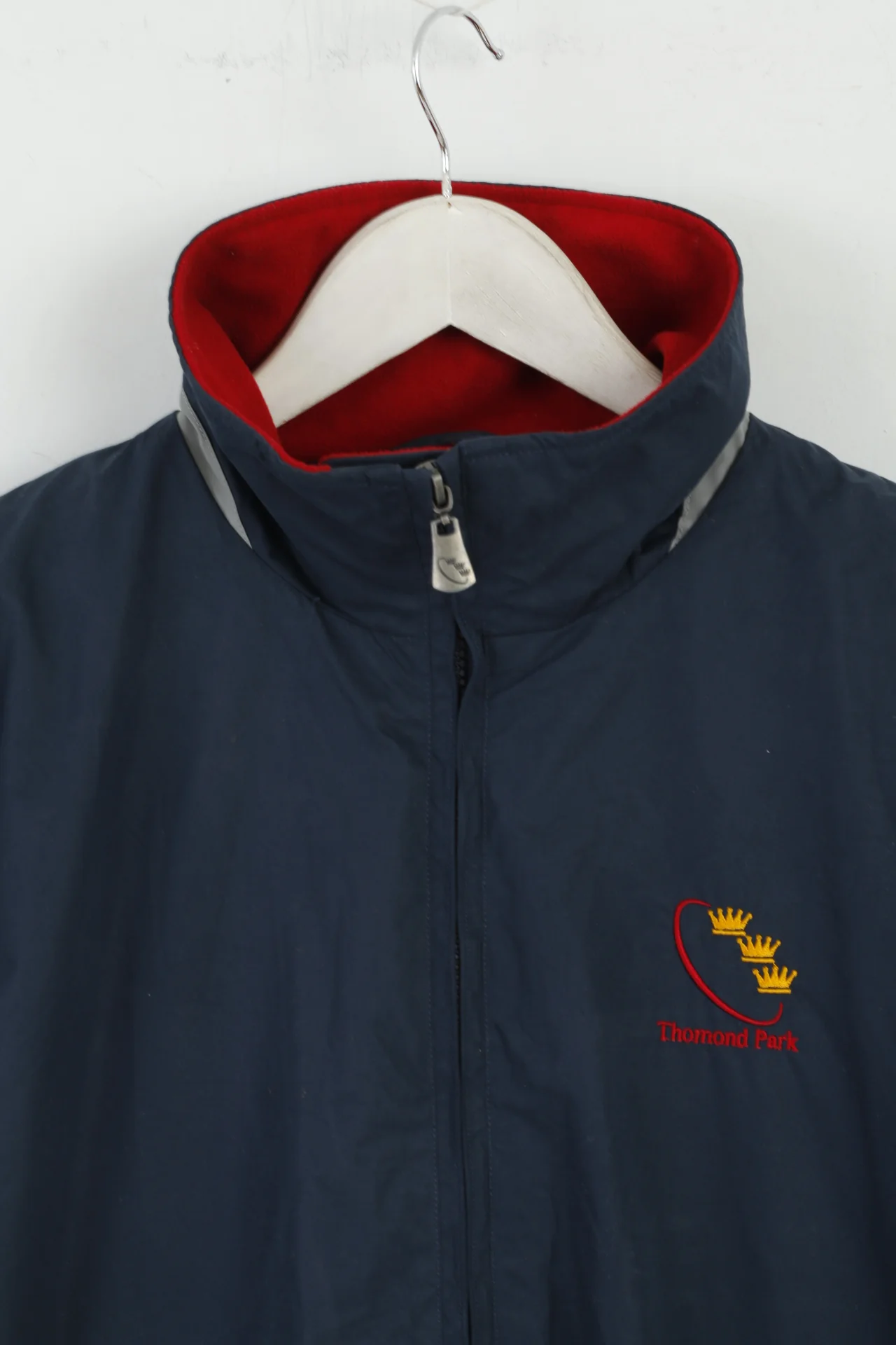 Thomond Park Men S Jacket Navy HarringtonMunster Rugby Fleece Lined Top - Image 2