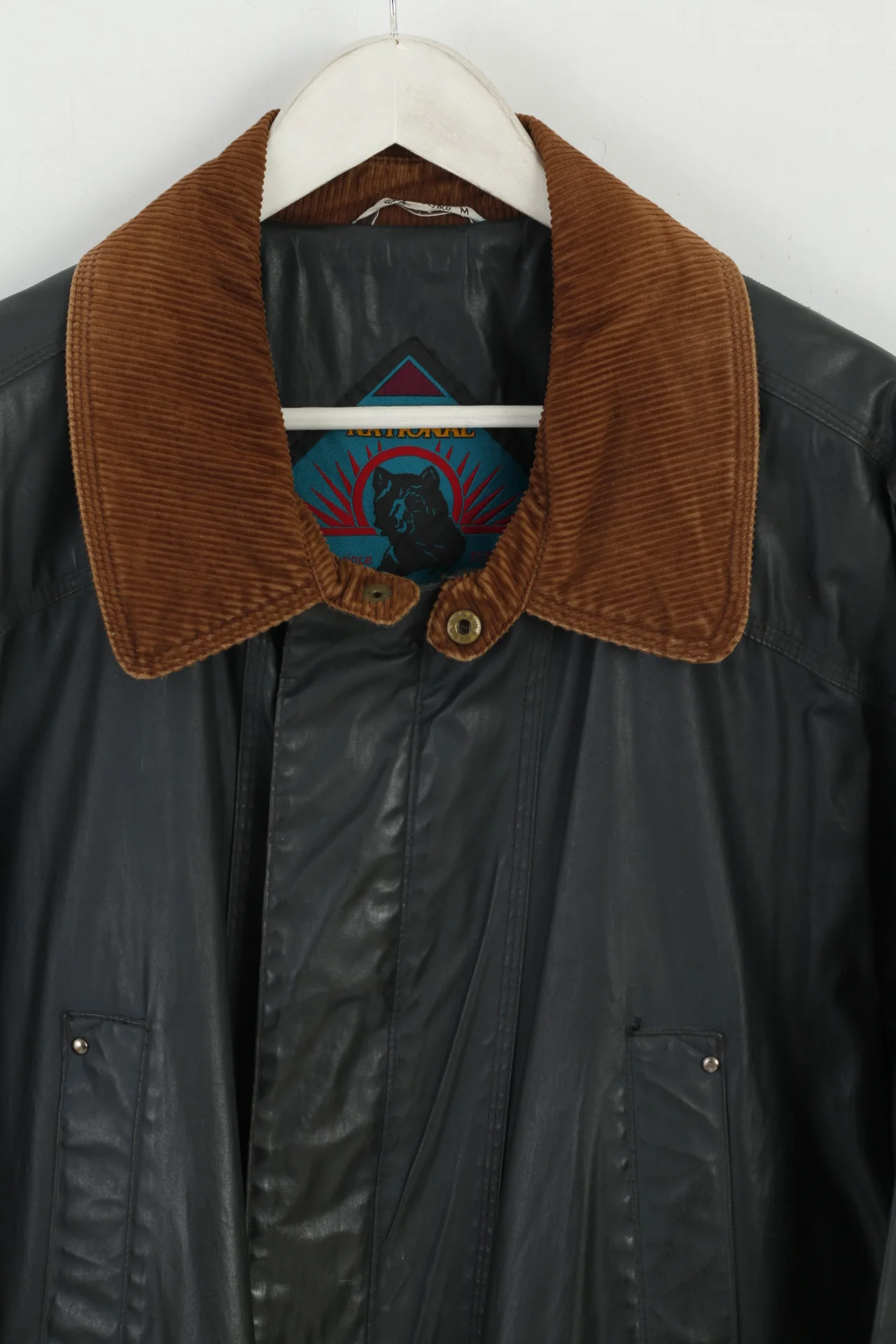 C&A Angelo Litrico National Park Men M (XL) Jacket Cotton Black Wax Classic Zip Up Top - Image 2