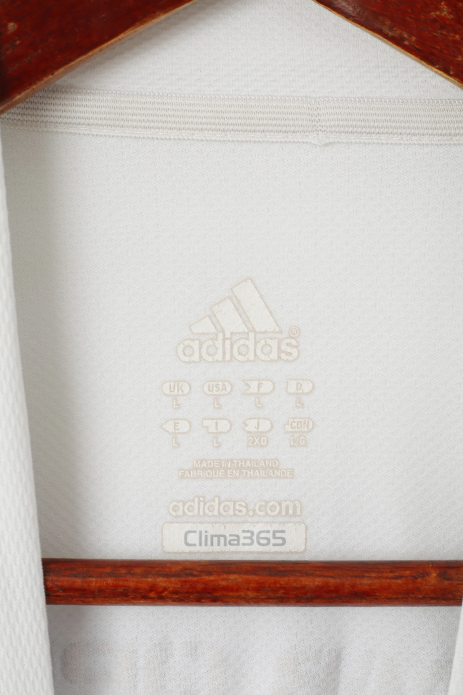Adidas IFK Hallsberg Men L Shirt White Vintage Football Sportswear Jersey Top - Image 3