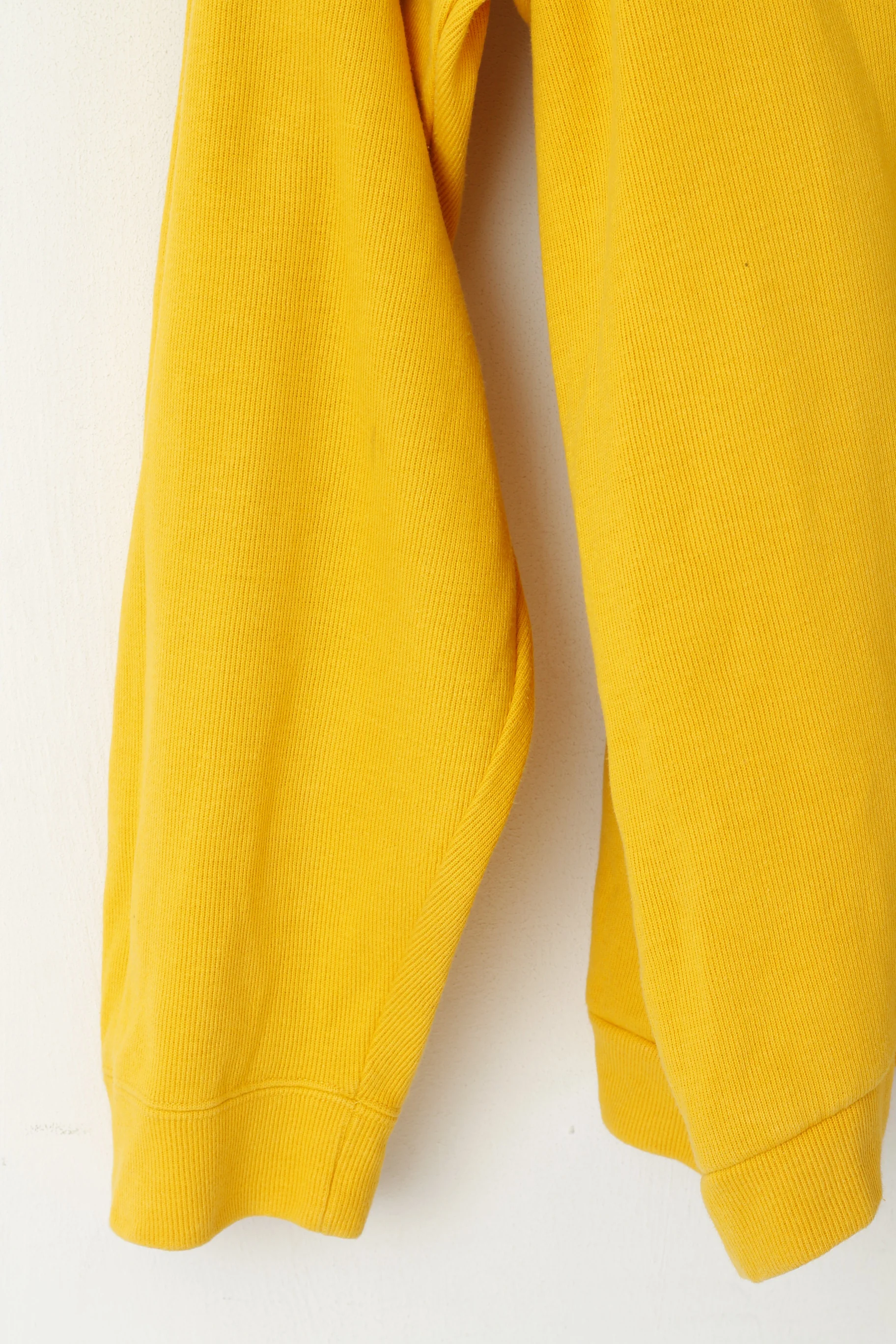Columbia Sportswear Men L Sweatshirt Yellow Cotton Zip Neck Vintage 90s Sport Top - Image 4