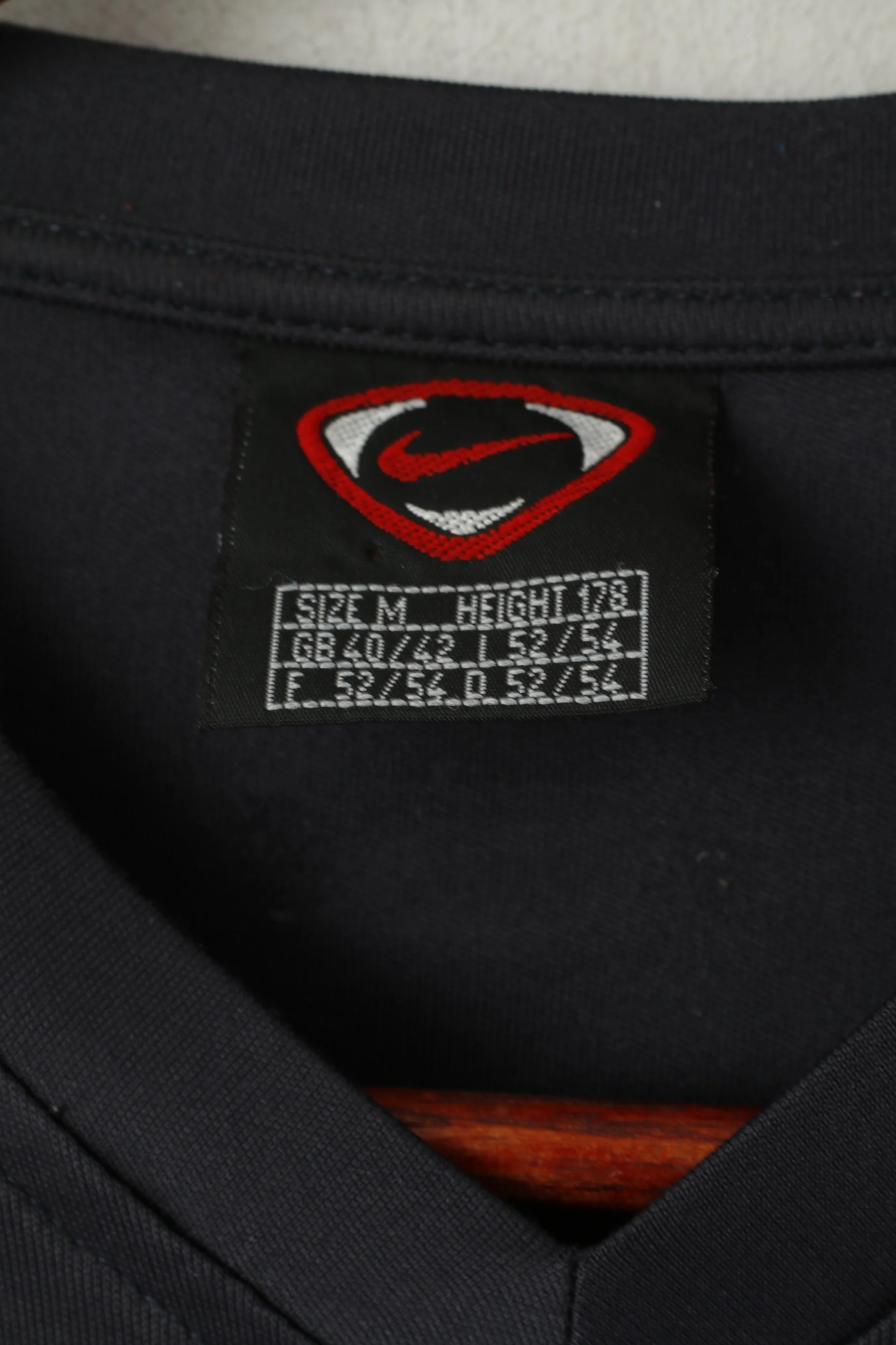 Nike Men M 178 Shirt Black Athletic Performance Sportswear Jersey Top - Image 3