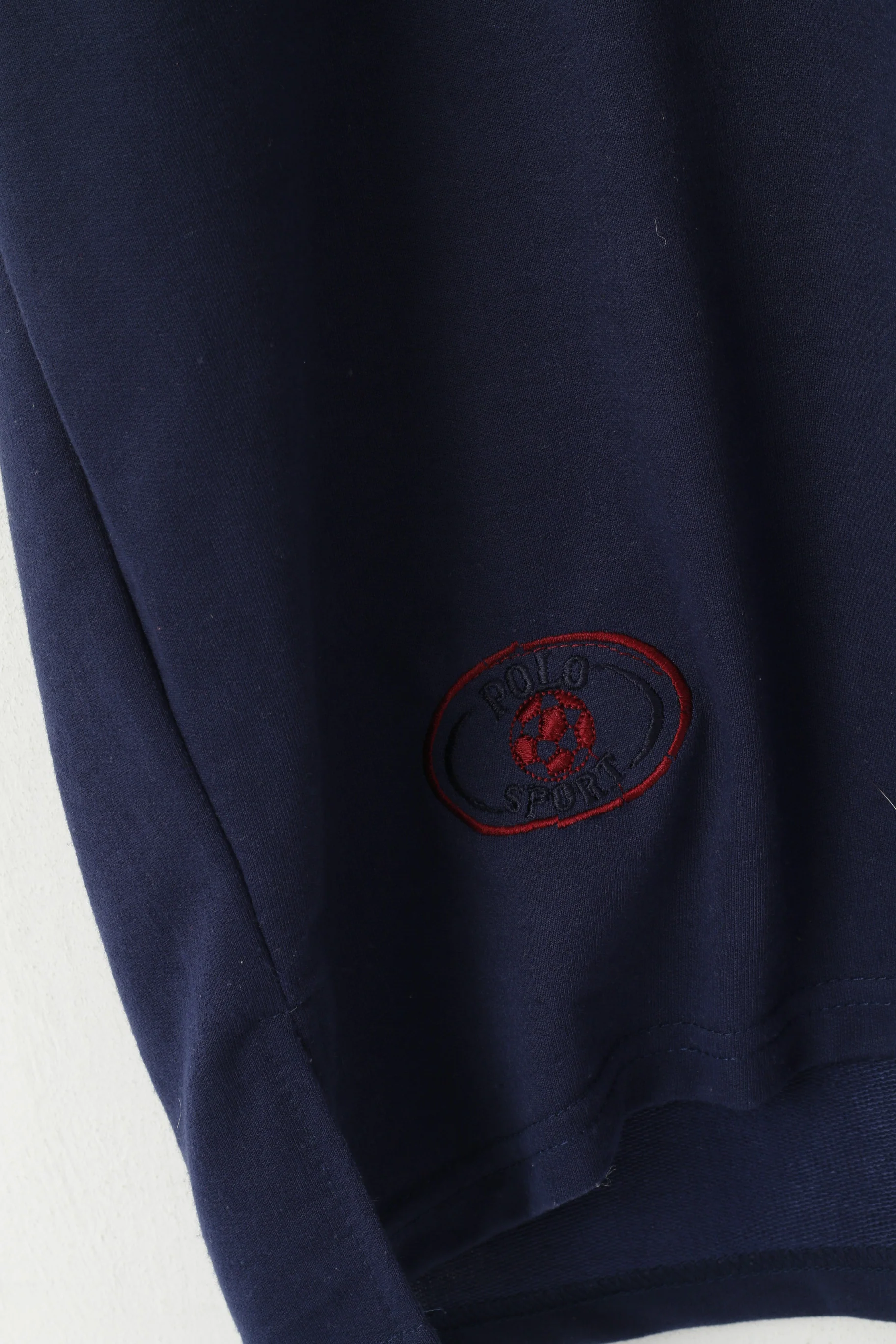 Polo Sports Men XXL Polo Shirt Navy Vintage Football Short Sleeve Retro Top - Image 3