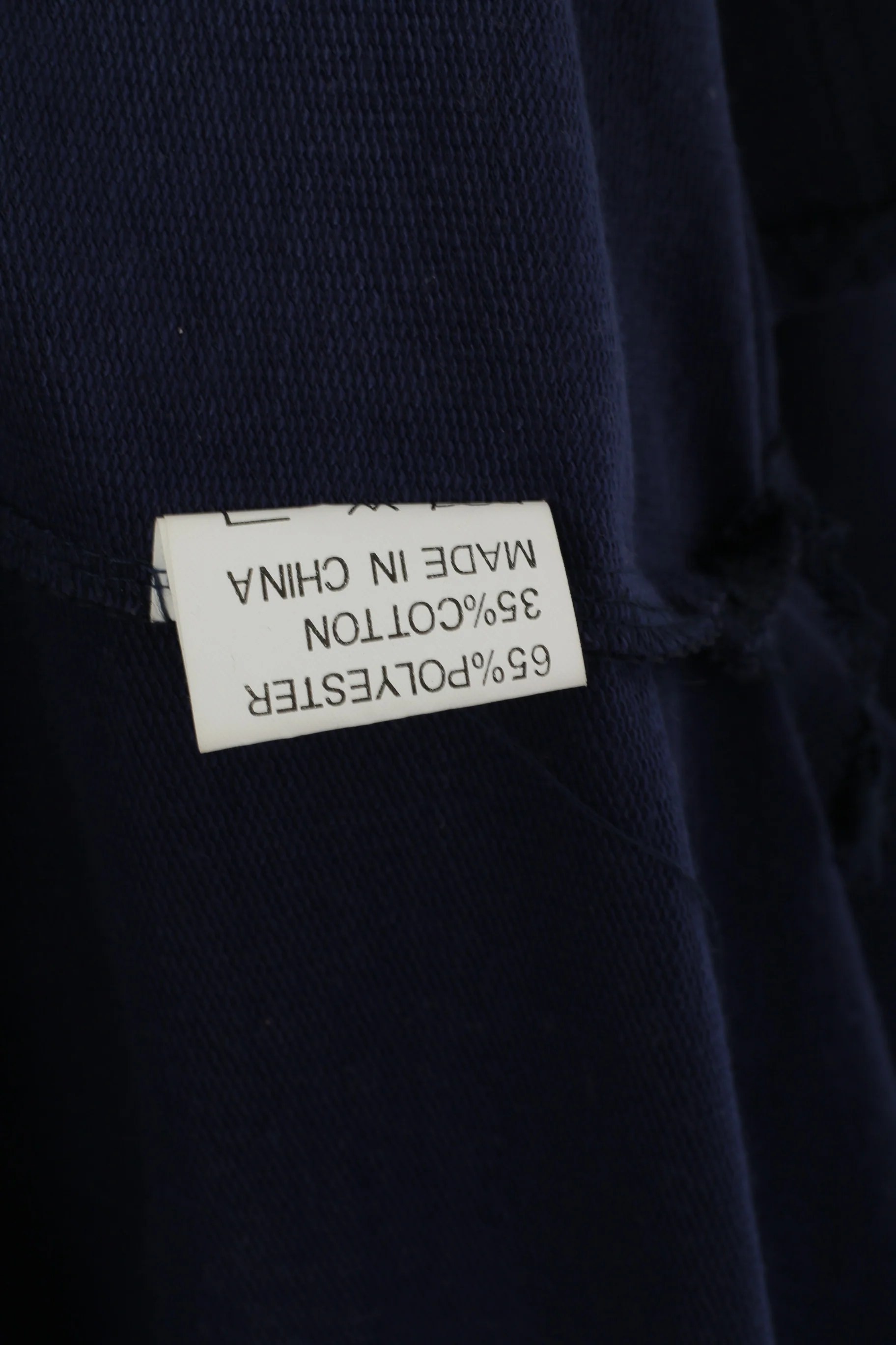 Polo Sports Men XXL Polo Shirt Navy Vintage Football Short Sleeve Retro Top - Image 5